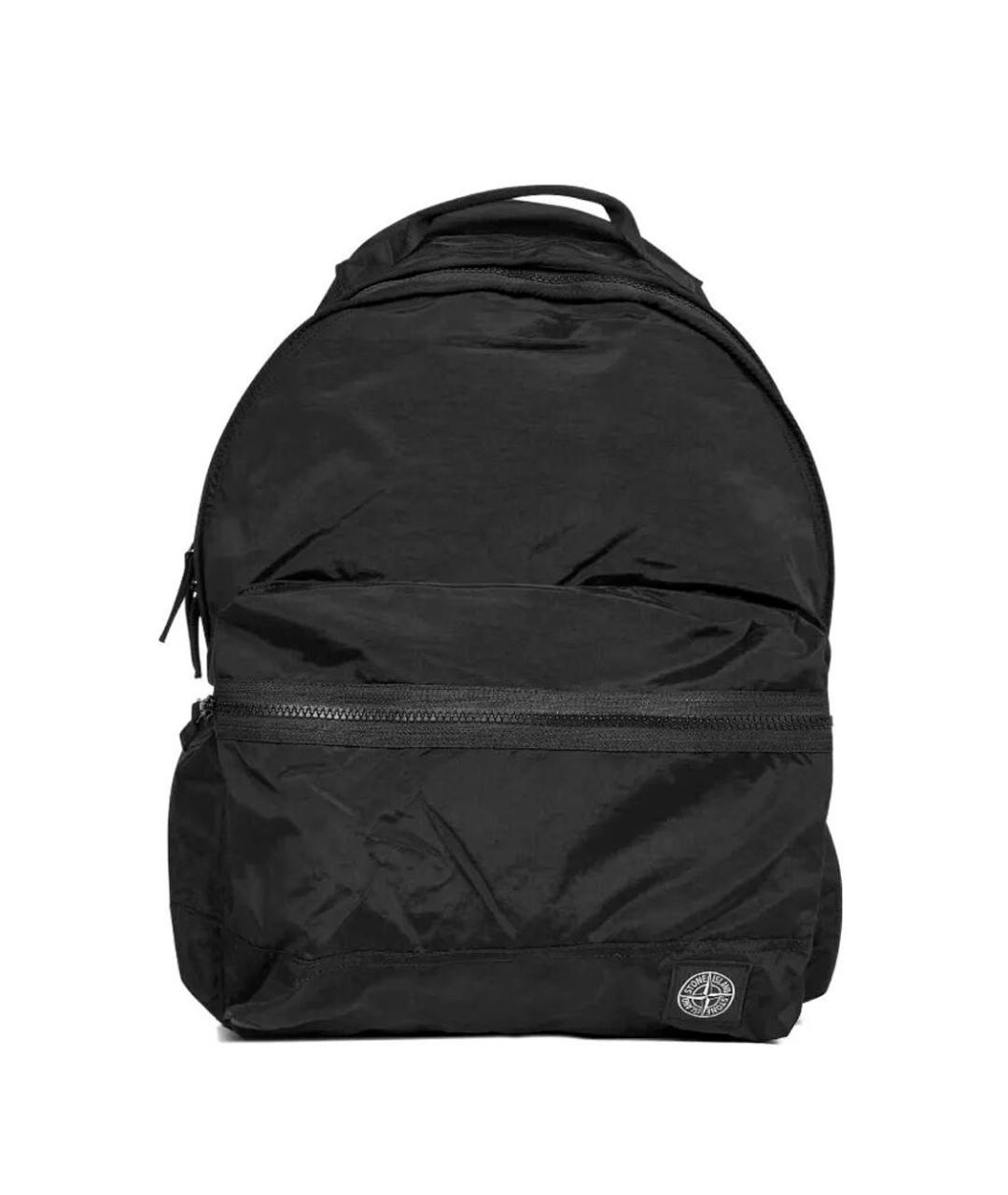 STONE ISLAND Черный синтетический рюкзак, фото 1