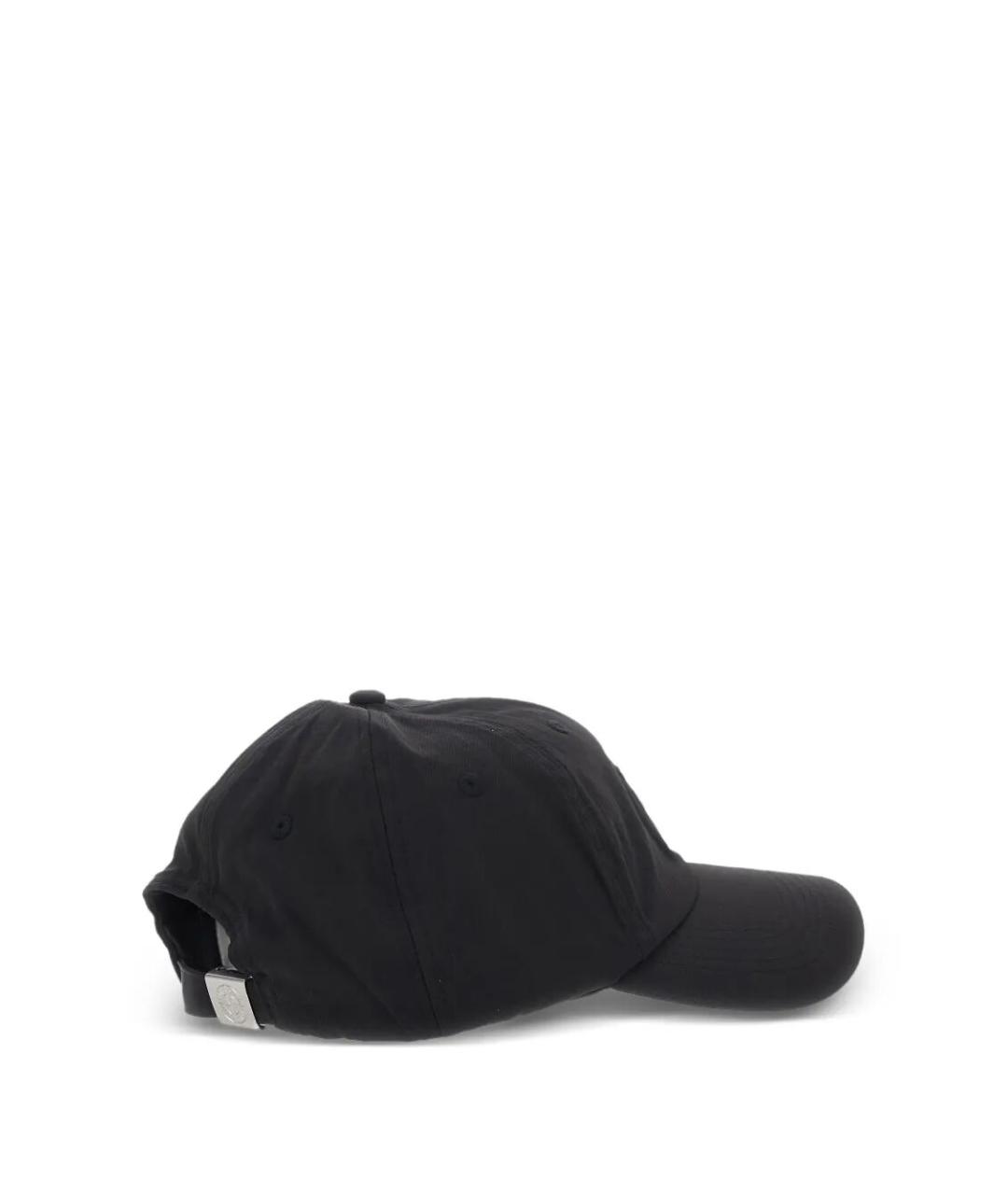 STONE ISLAND Черная синтетическая кепка/бейсболка, фото 2