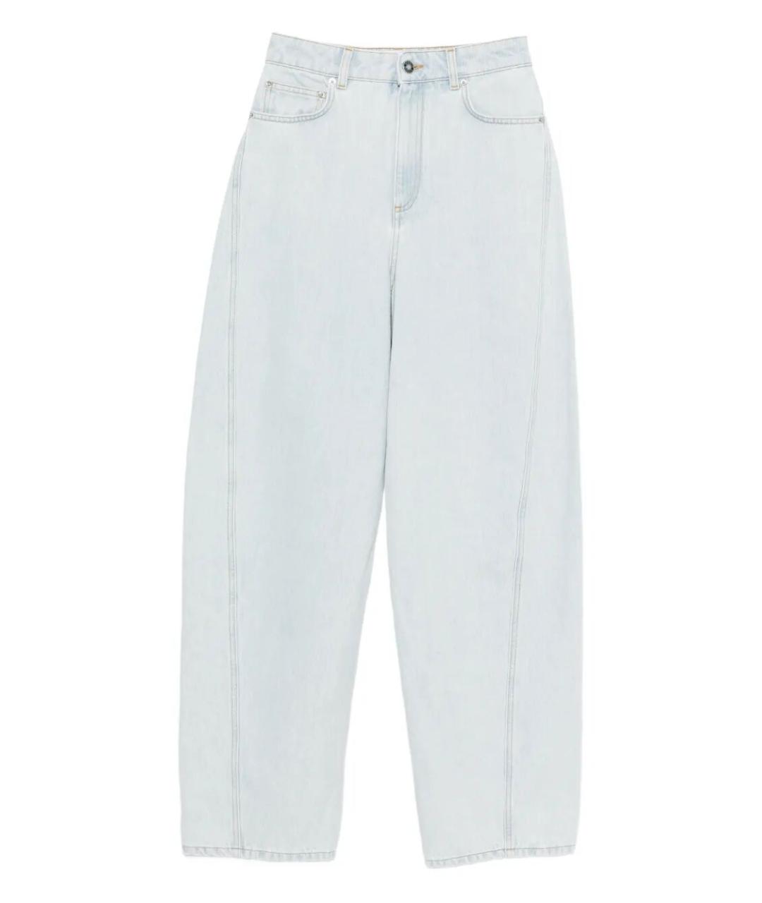 GIVENCHY Голубые хлопковые прямые джинсы, фото 1