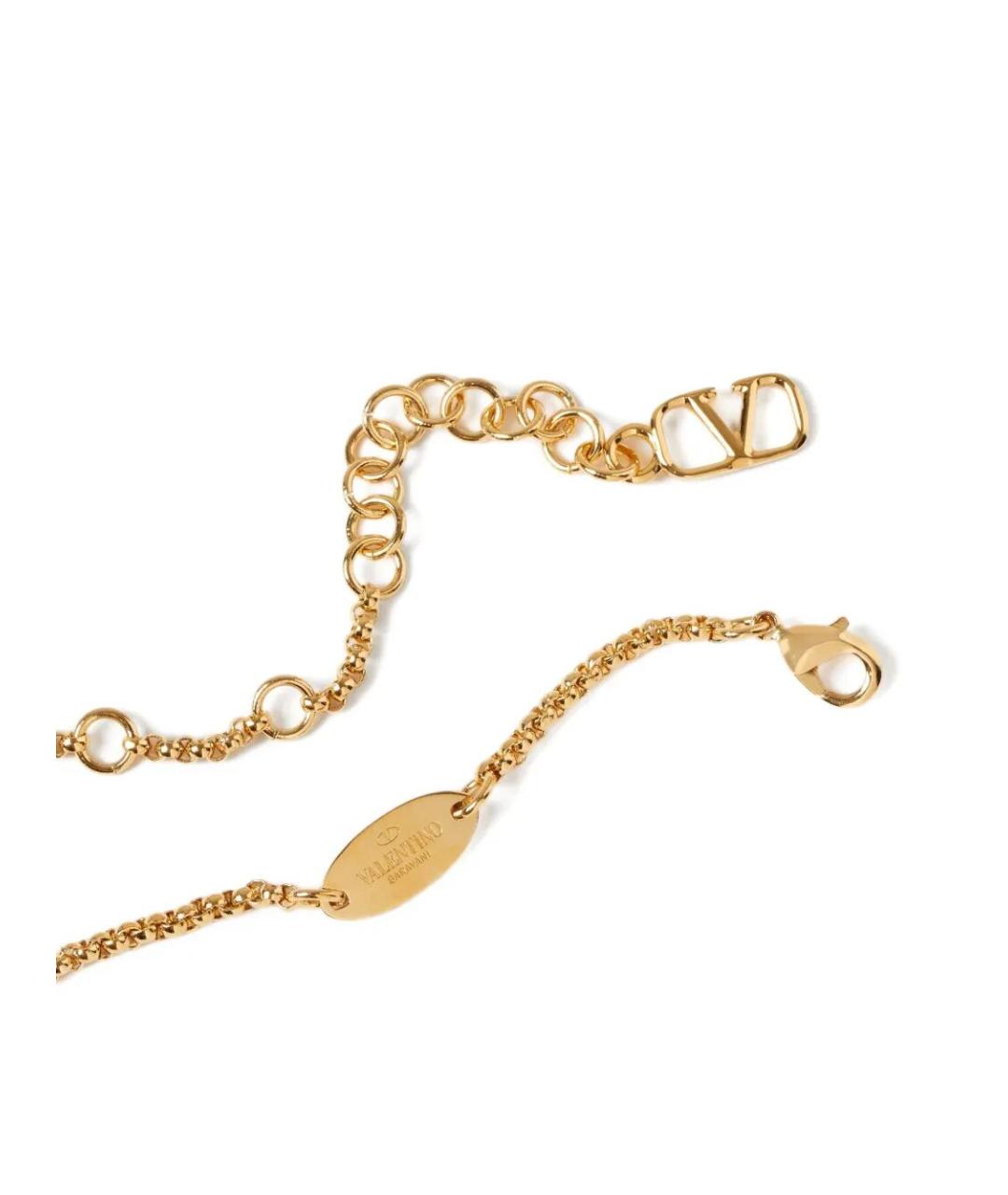 VALENTINO Золотой металлический браслет, фото 3