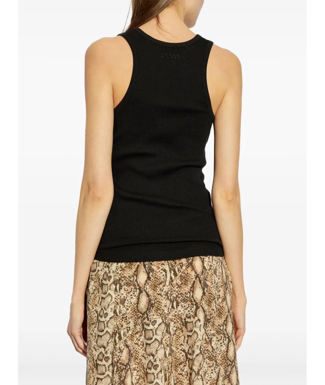 ISABEL MARANT Черная хлопковая майка, фото 4