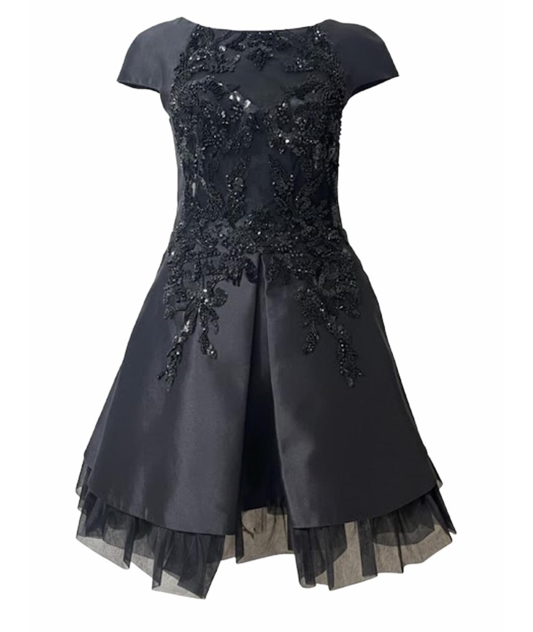 ZUHAIR MURAD Черное шелковое коктейльное платье, фото 1