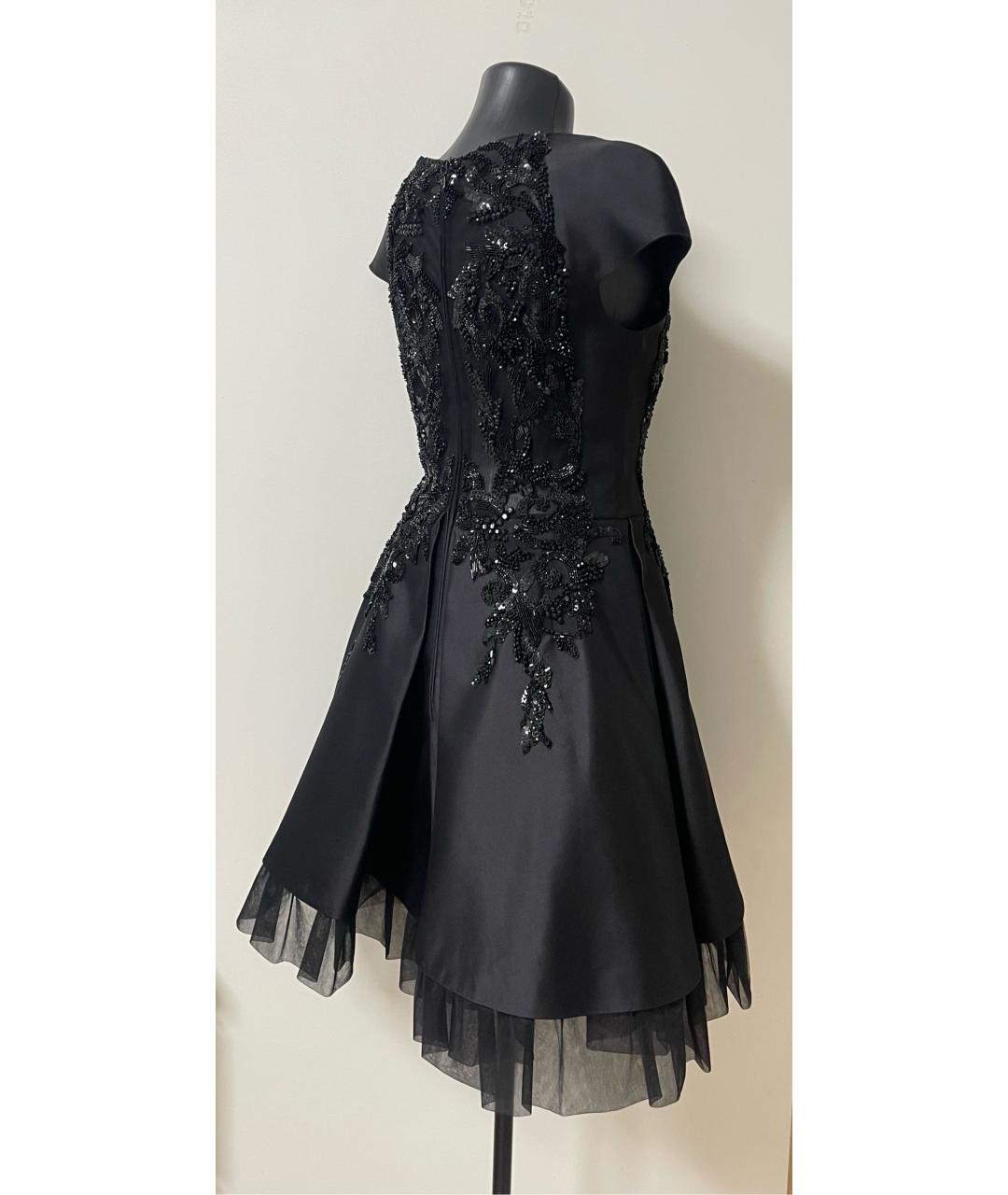 ZUHAIR MURAD Черное шелковое коктейльное платье, фото 8