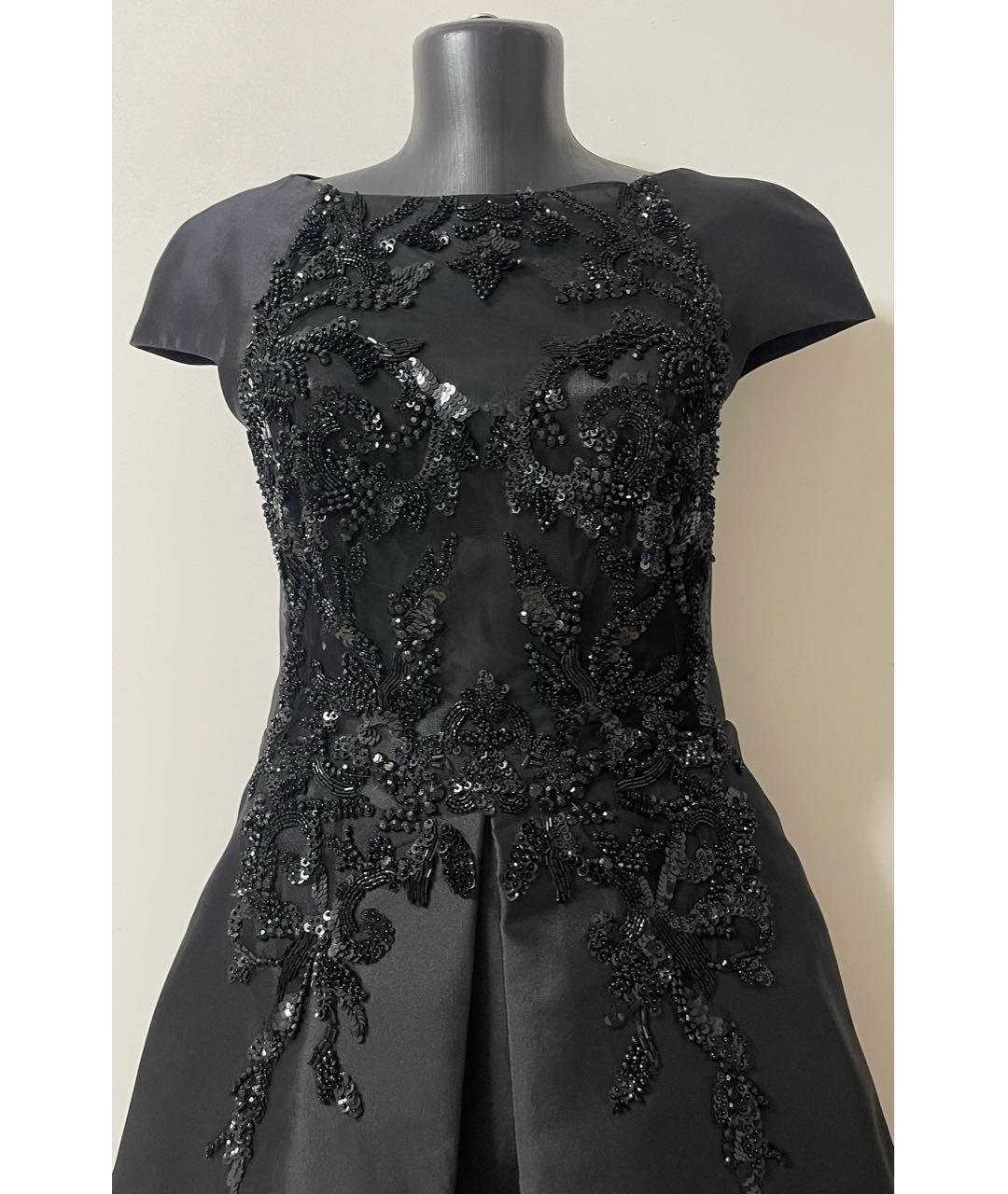 ZUHAIR MURAD Черное шелковое коктейльное платье, фото 4