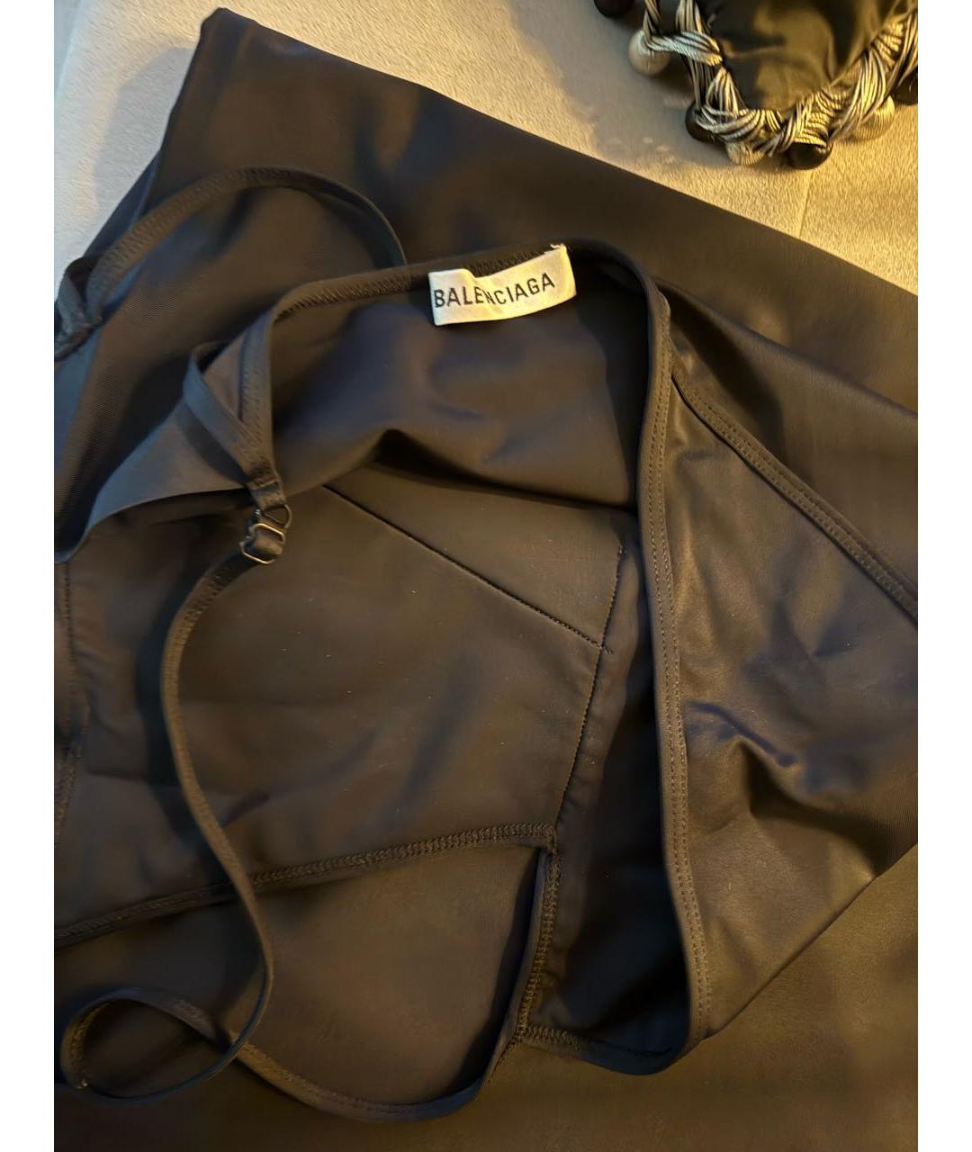 BALENCIAGA Черное повседневное платье, фото 4