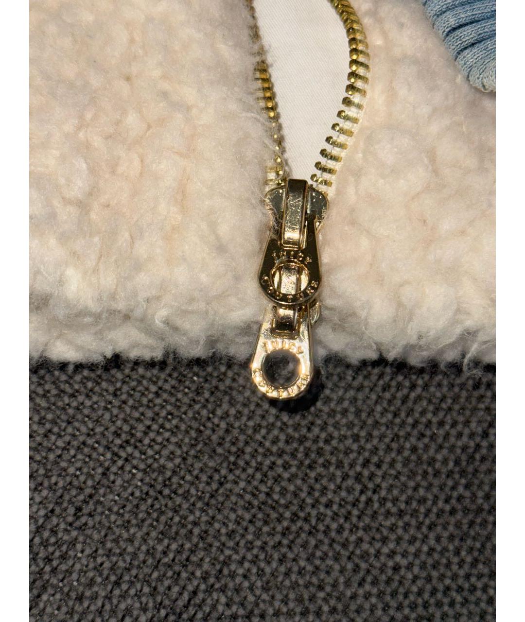 JUICY COUTURE Голубая деним дубленка, фото 6