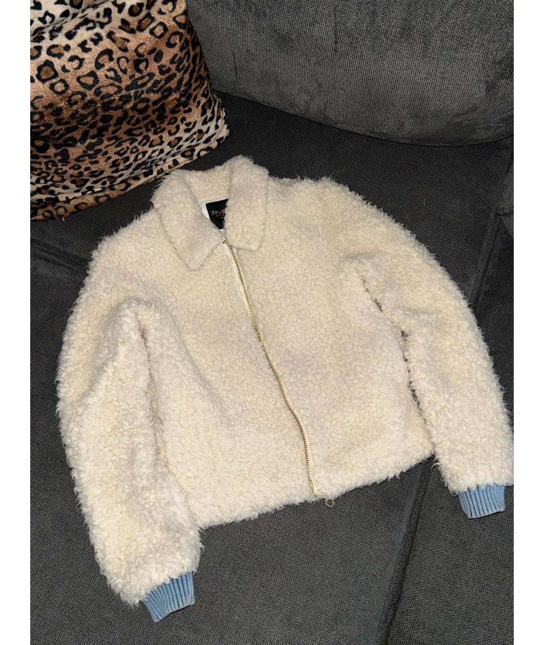 JUICY COUTURE Голубая деним дубленка, фото 3