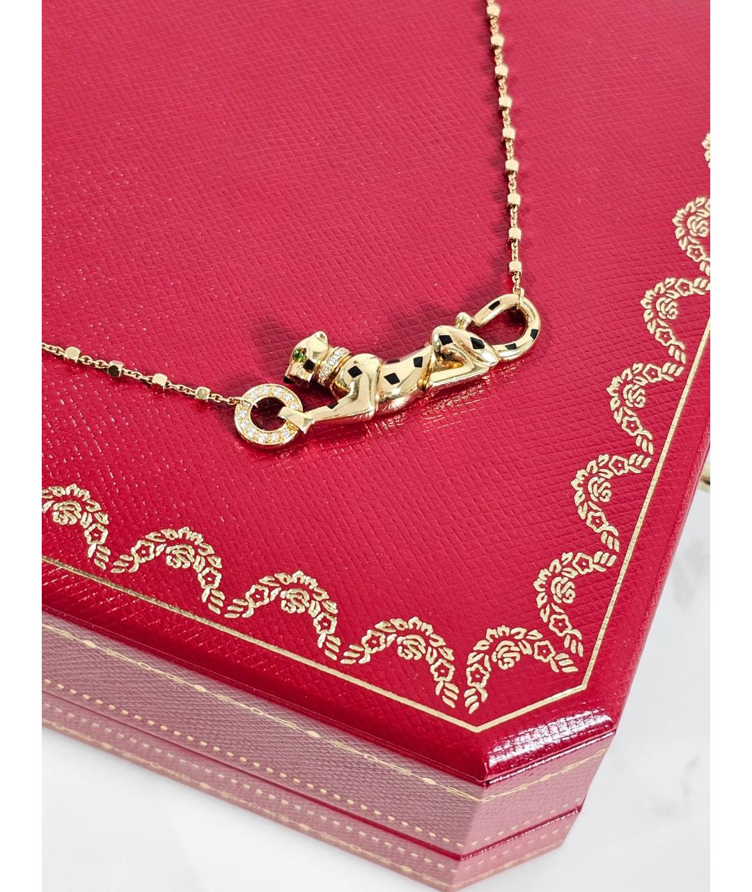 CARTIER Золотое колье из желтого золота, фото 2