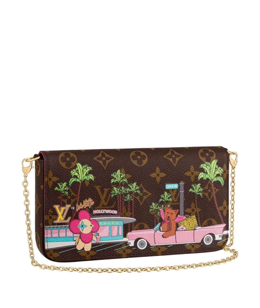 LOUIS VUITTON Коричневая сумка через плечо, фото 7