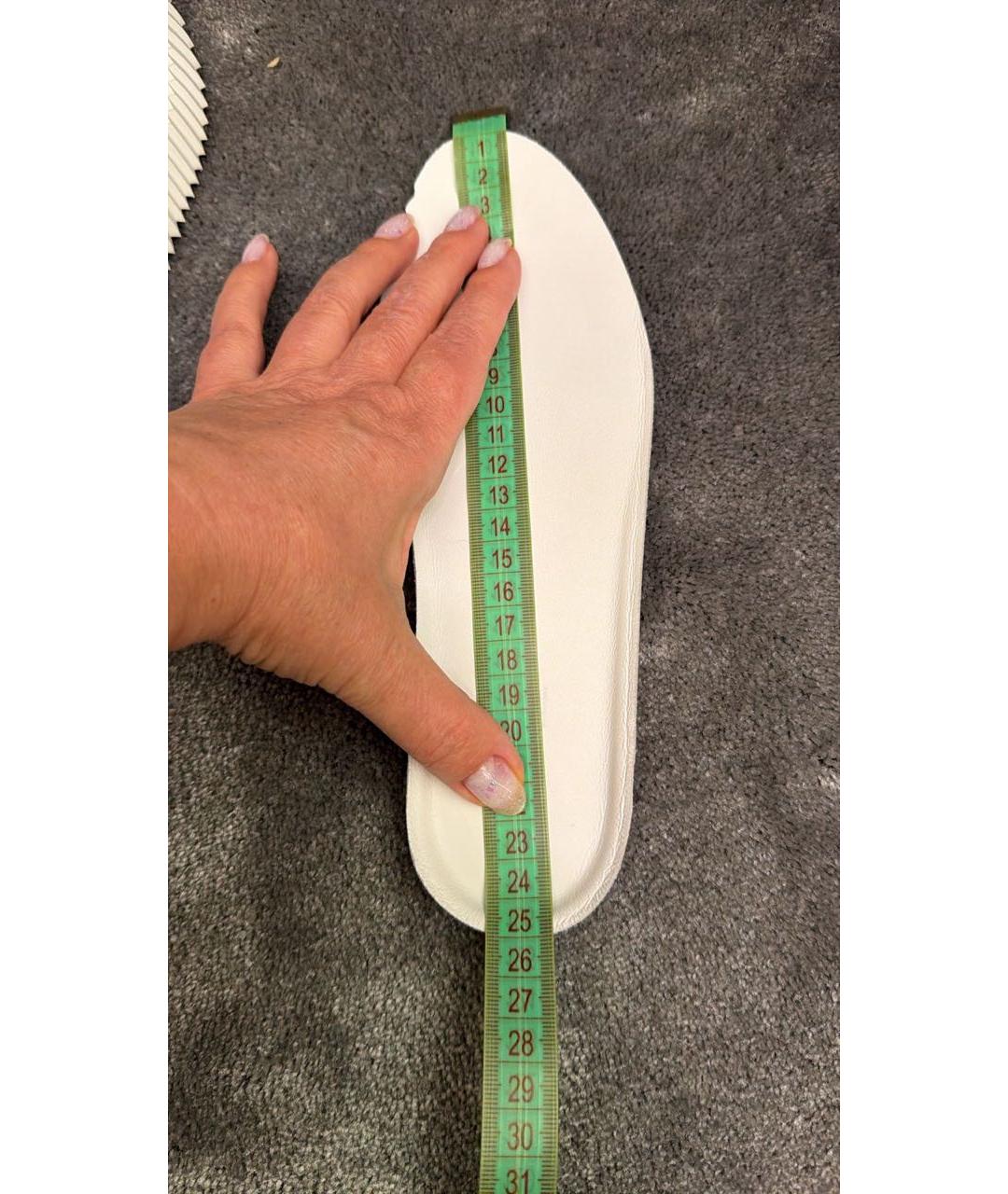 HERMES Серые текстильные кроссовки, фото 8