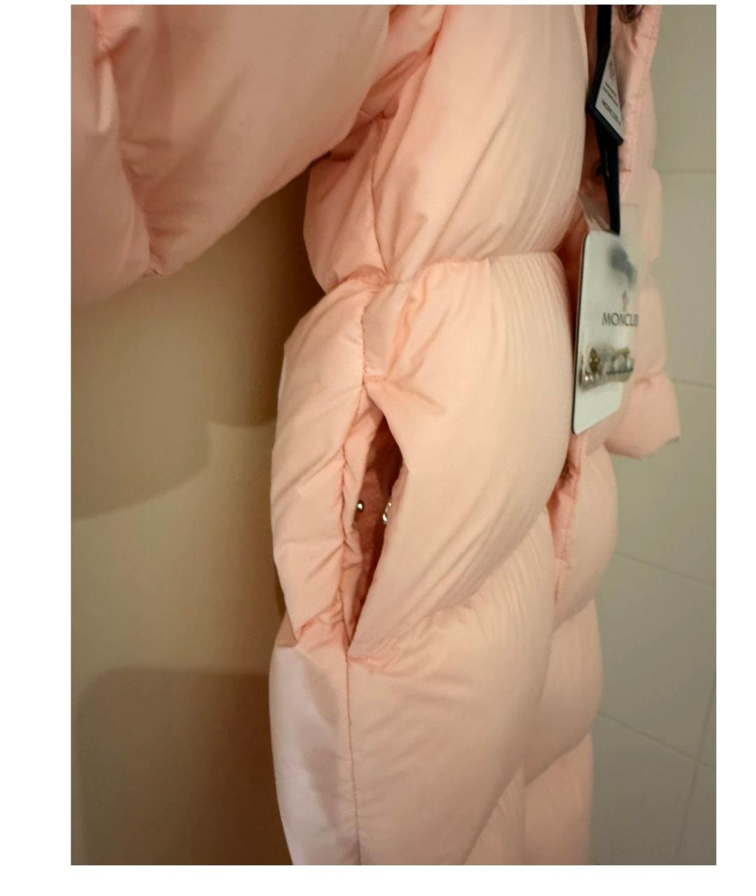 MONCLER Розовый комбинезон, фото 4