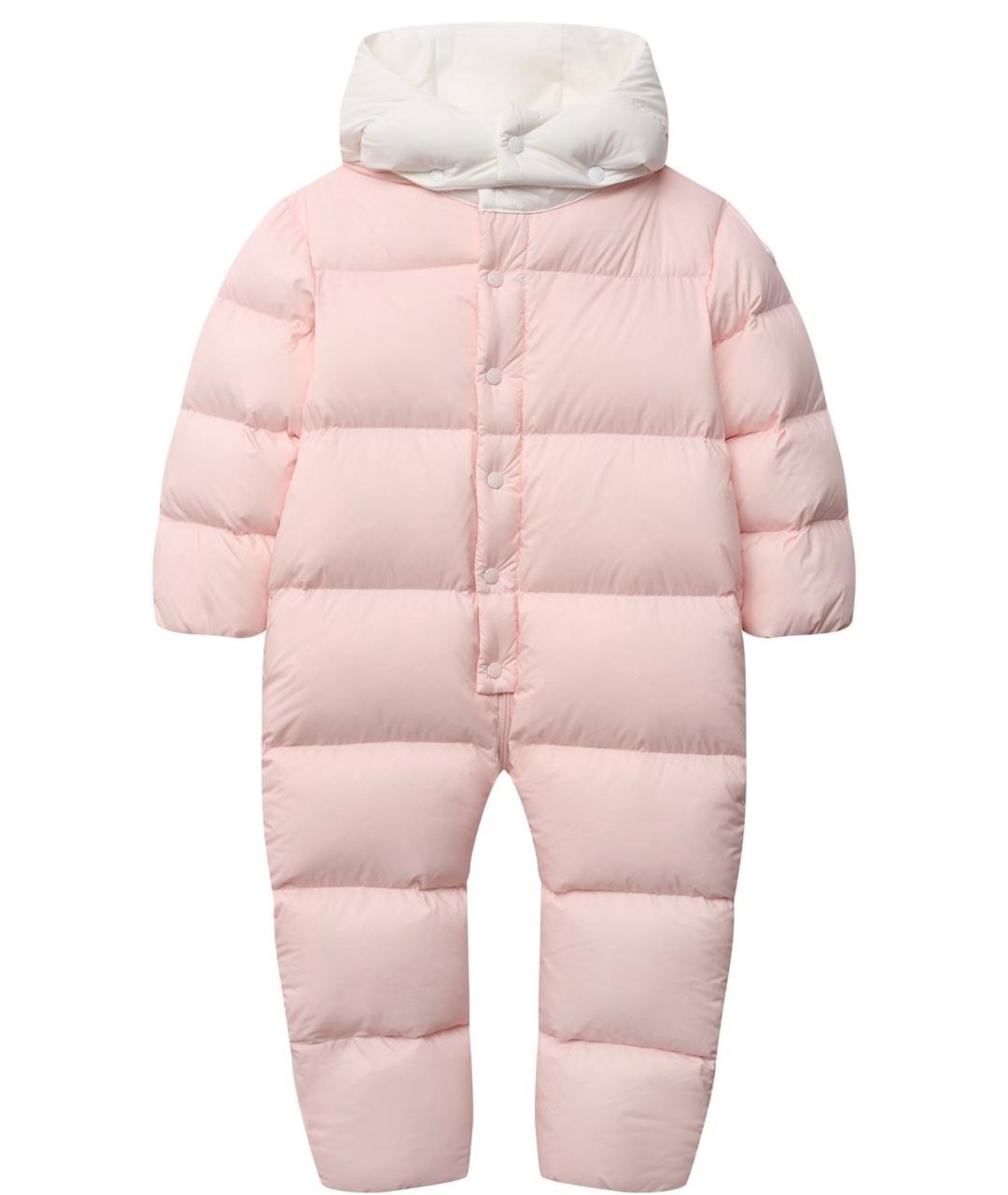 MONCLER Розовый комбинезон, фото 5