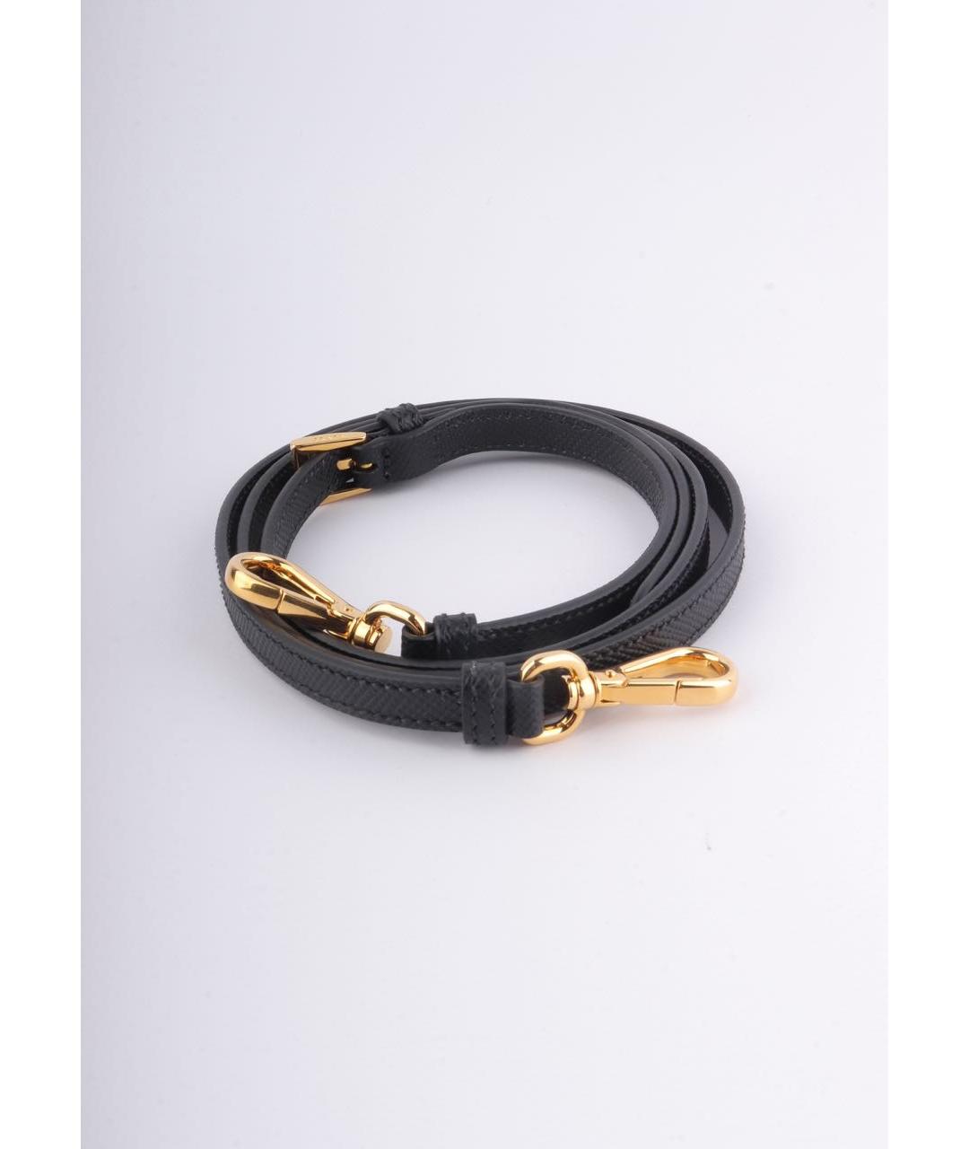 PRADA Черный кожаный ремень, фото 7