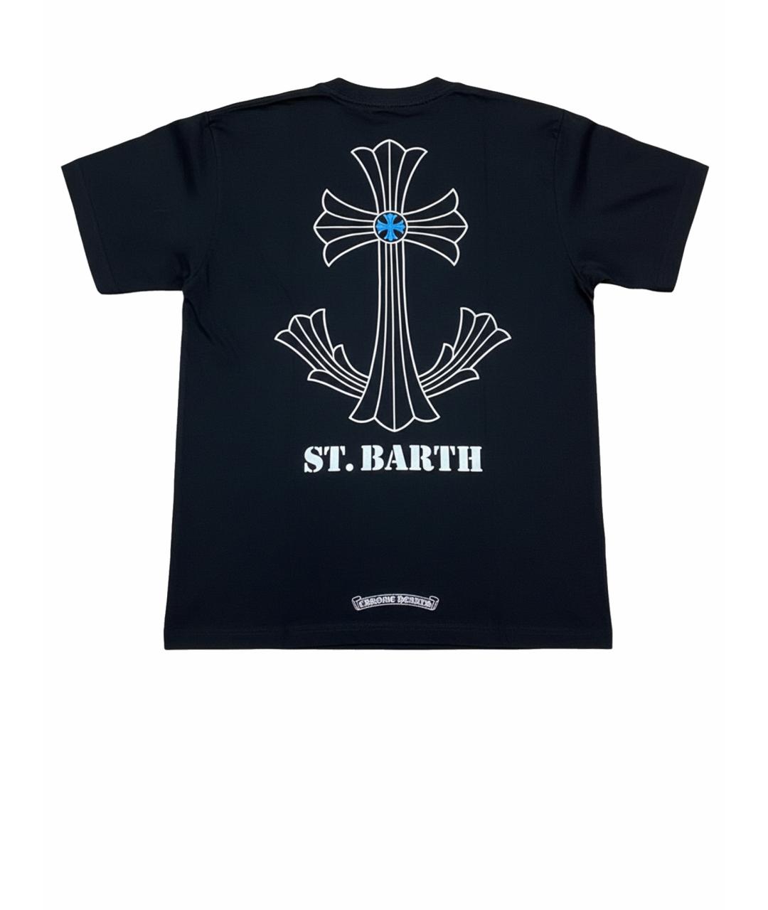 CHROME HEARTS Черная хлопковая футболка, фото 1