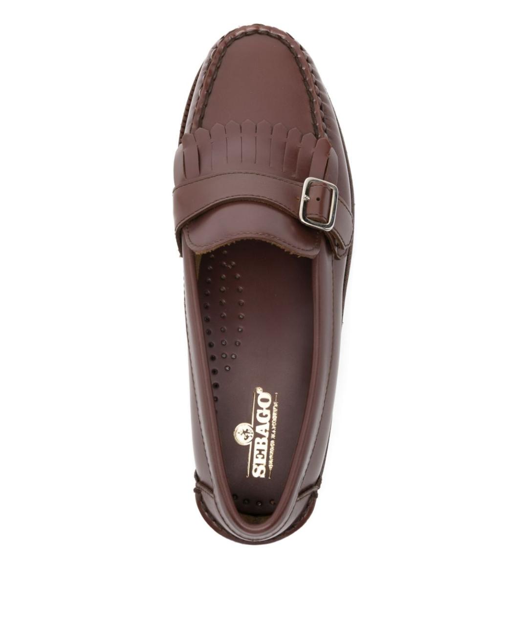 SEBAGO Коричневые кожаные лоферы, фото 4