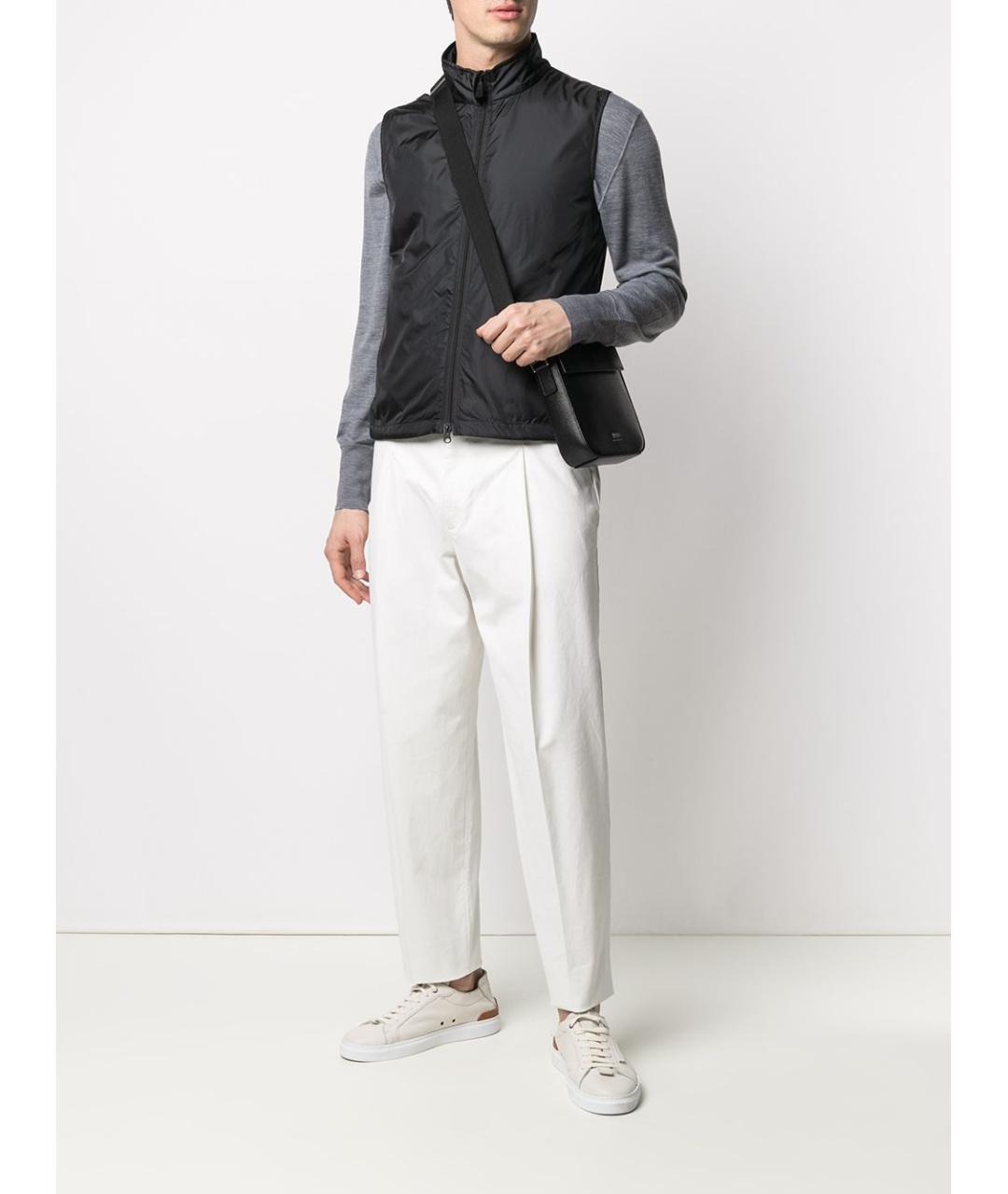 ASPESI Черный полиамидовый жилет, фото 5