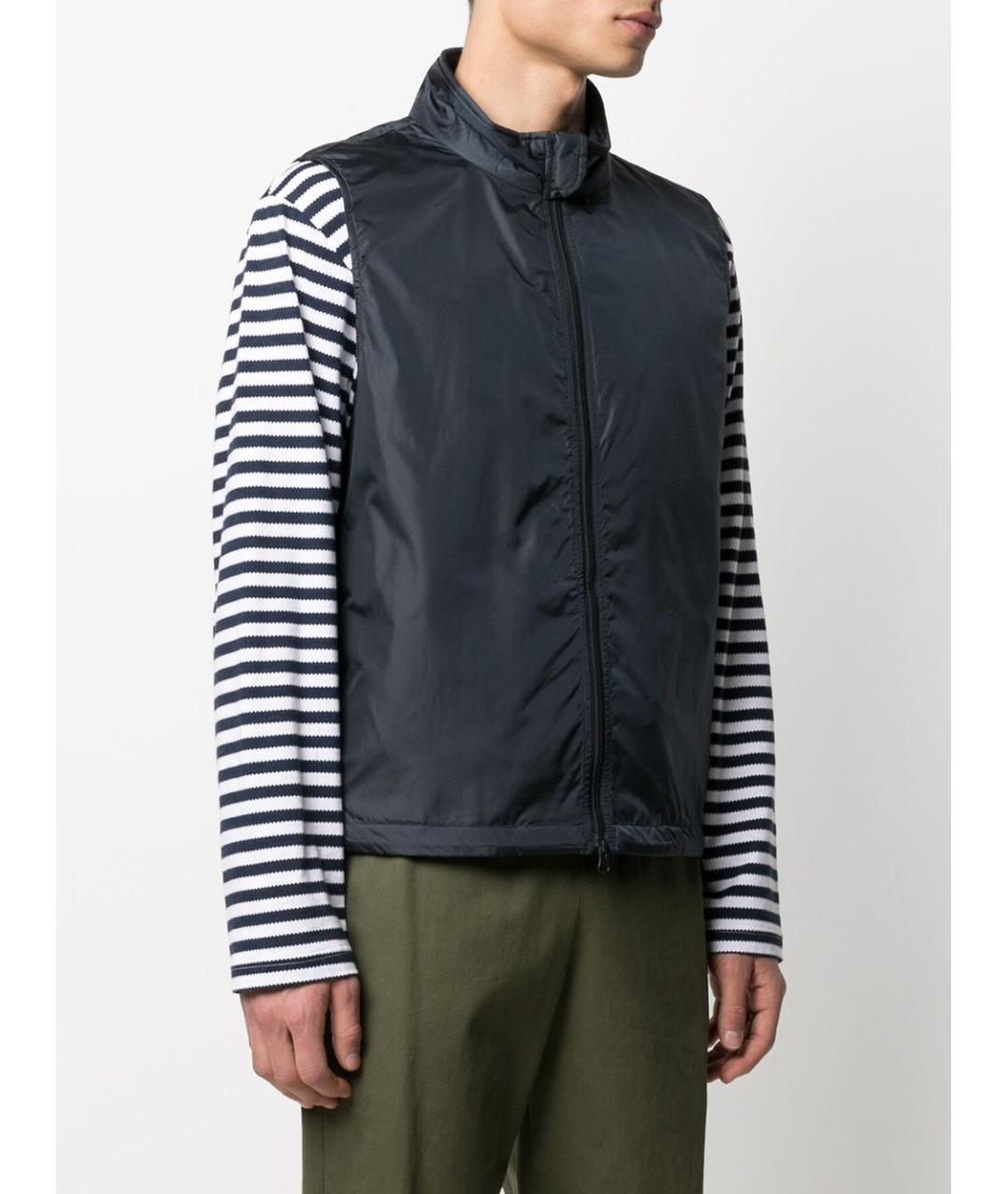 ASPESI Темно-синий полиамидовый жилет, фото 4