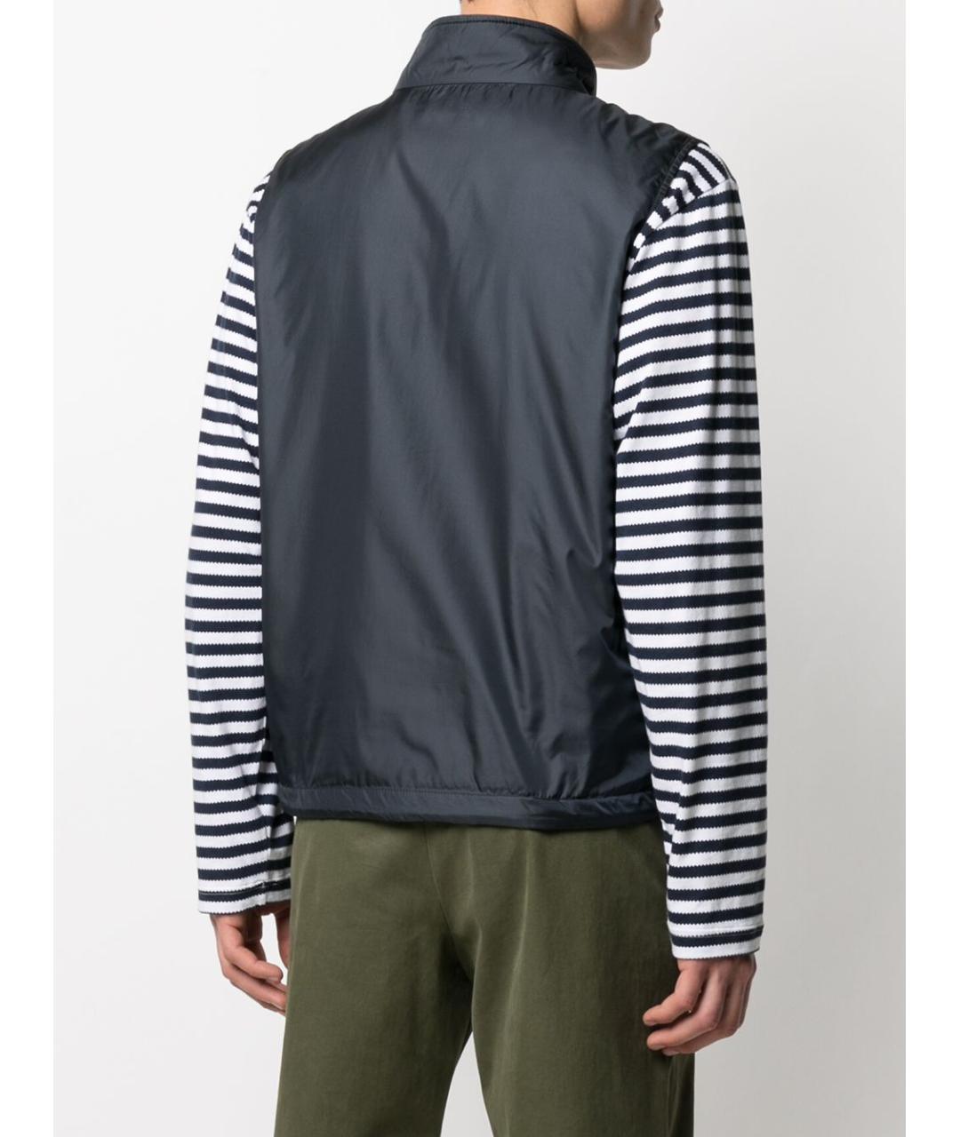 ASPESI Темно-синий полиамидовый жилет, фото 3