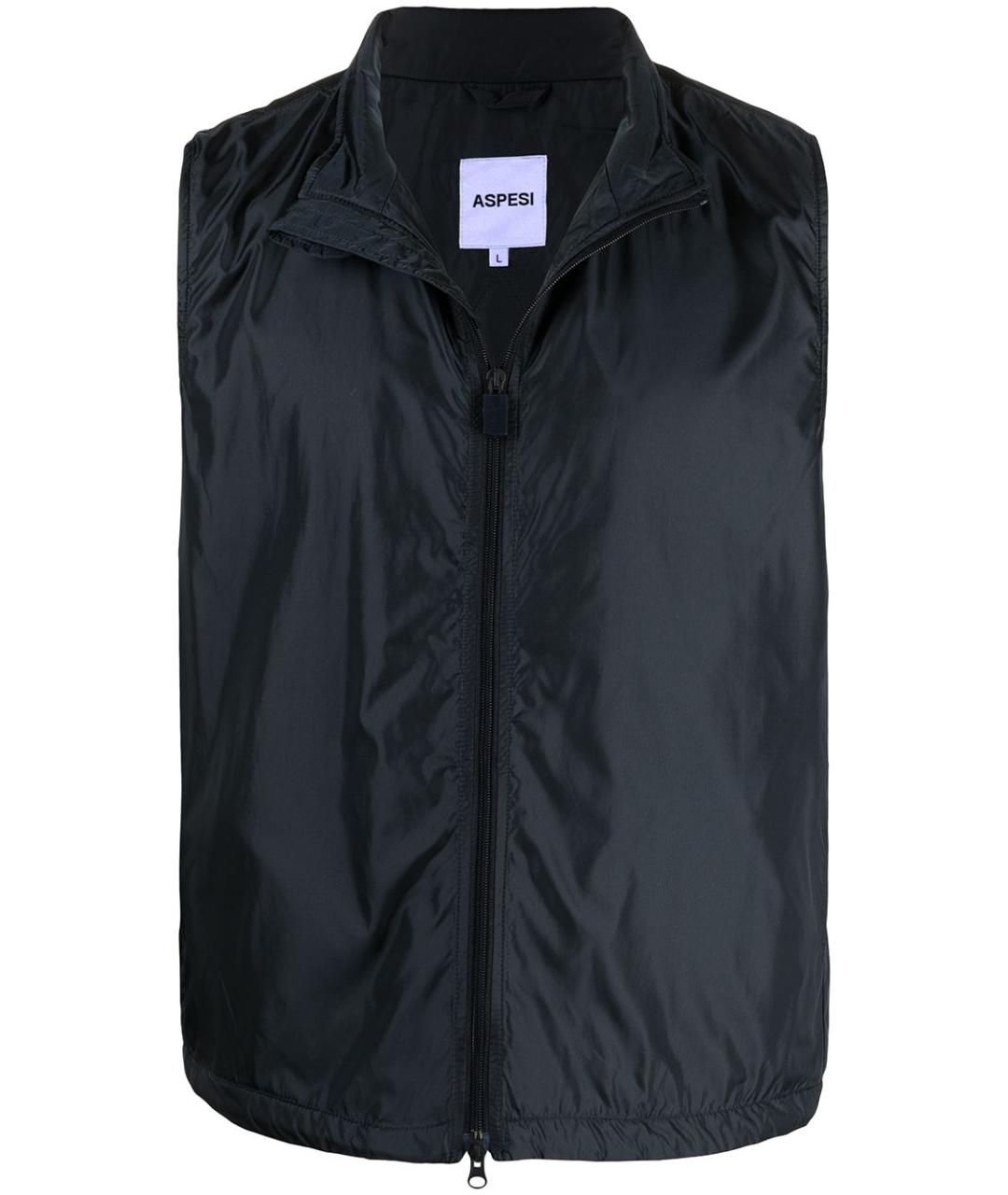 ASPESI Темно-синий полиамидовый жилет, фото 1