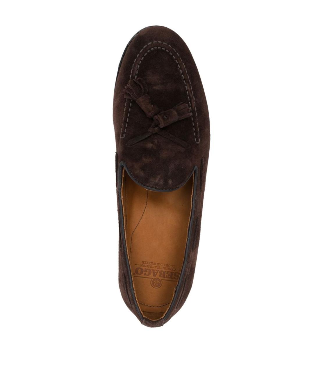 SEBAGO Коричневые кожаные лоферы, фото 2