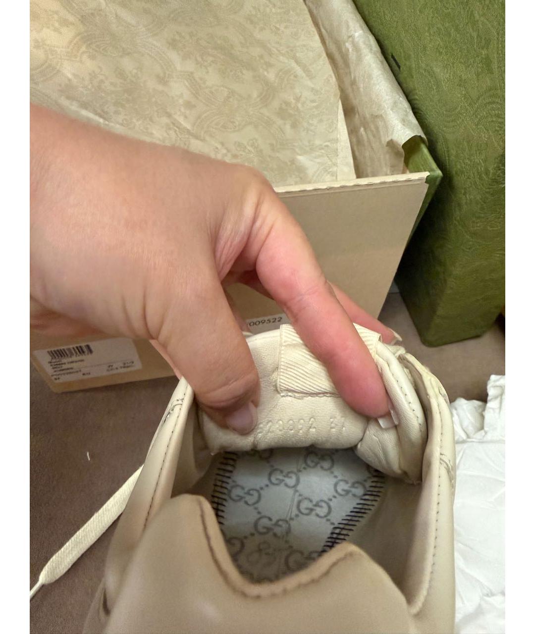 GUCCI Мульти кожаные кроссовки, фото 5