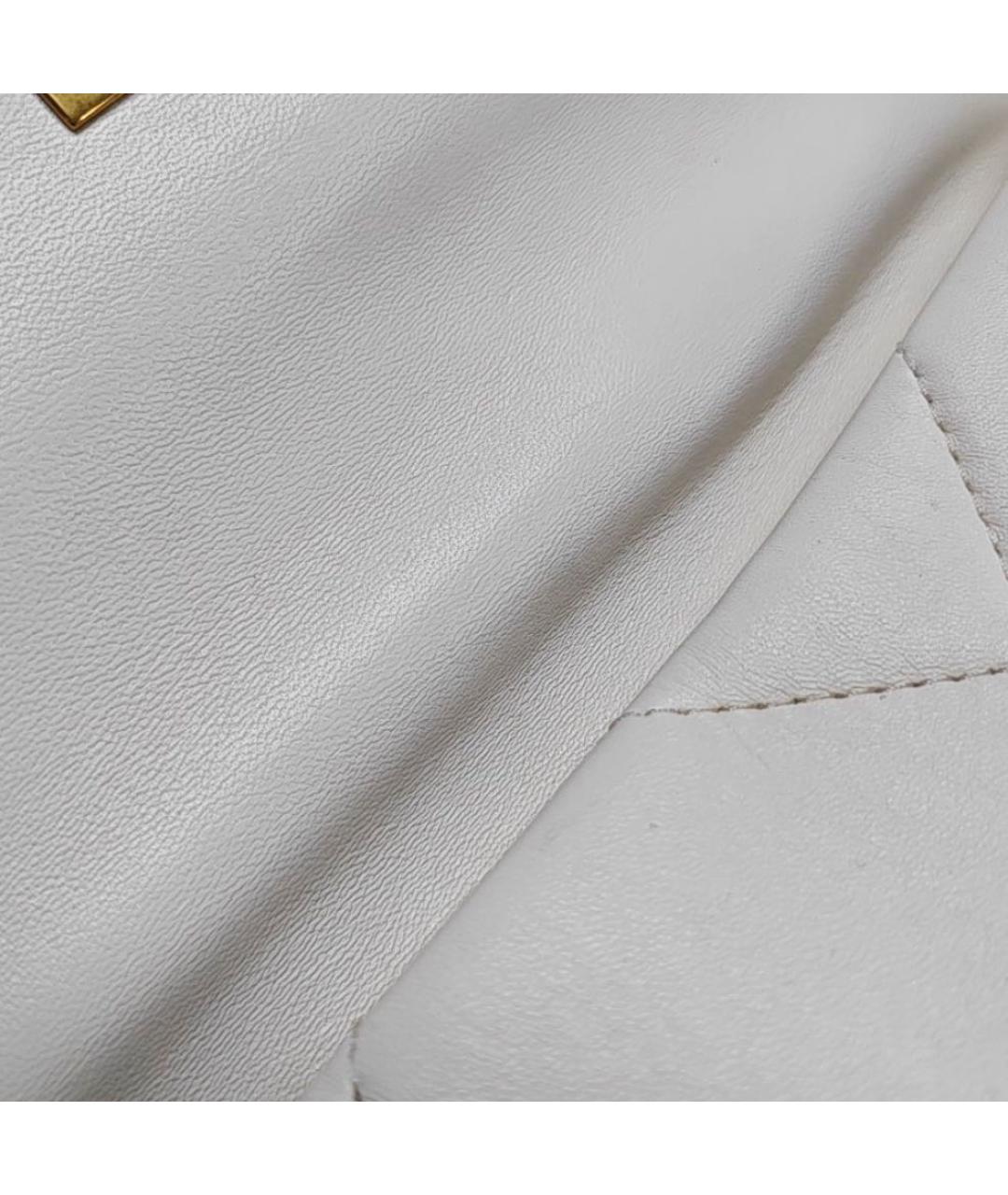 VALENTINO Бежевая кожаная сумка через плечо, фото 4