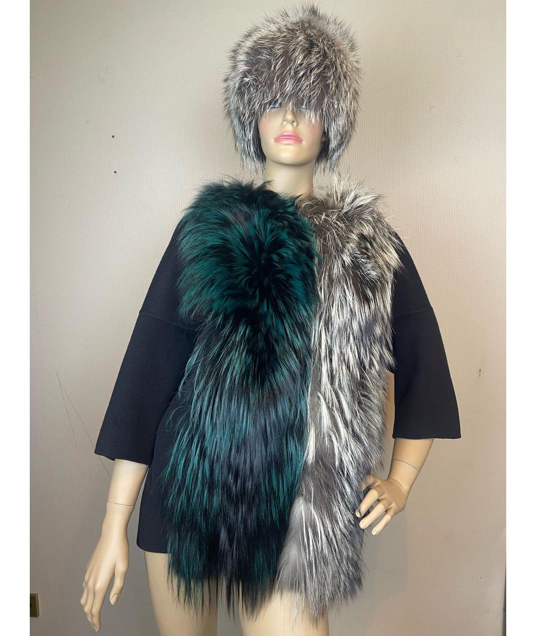 FENDI Черное шерстяное пальто, фото 4