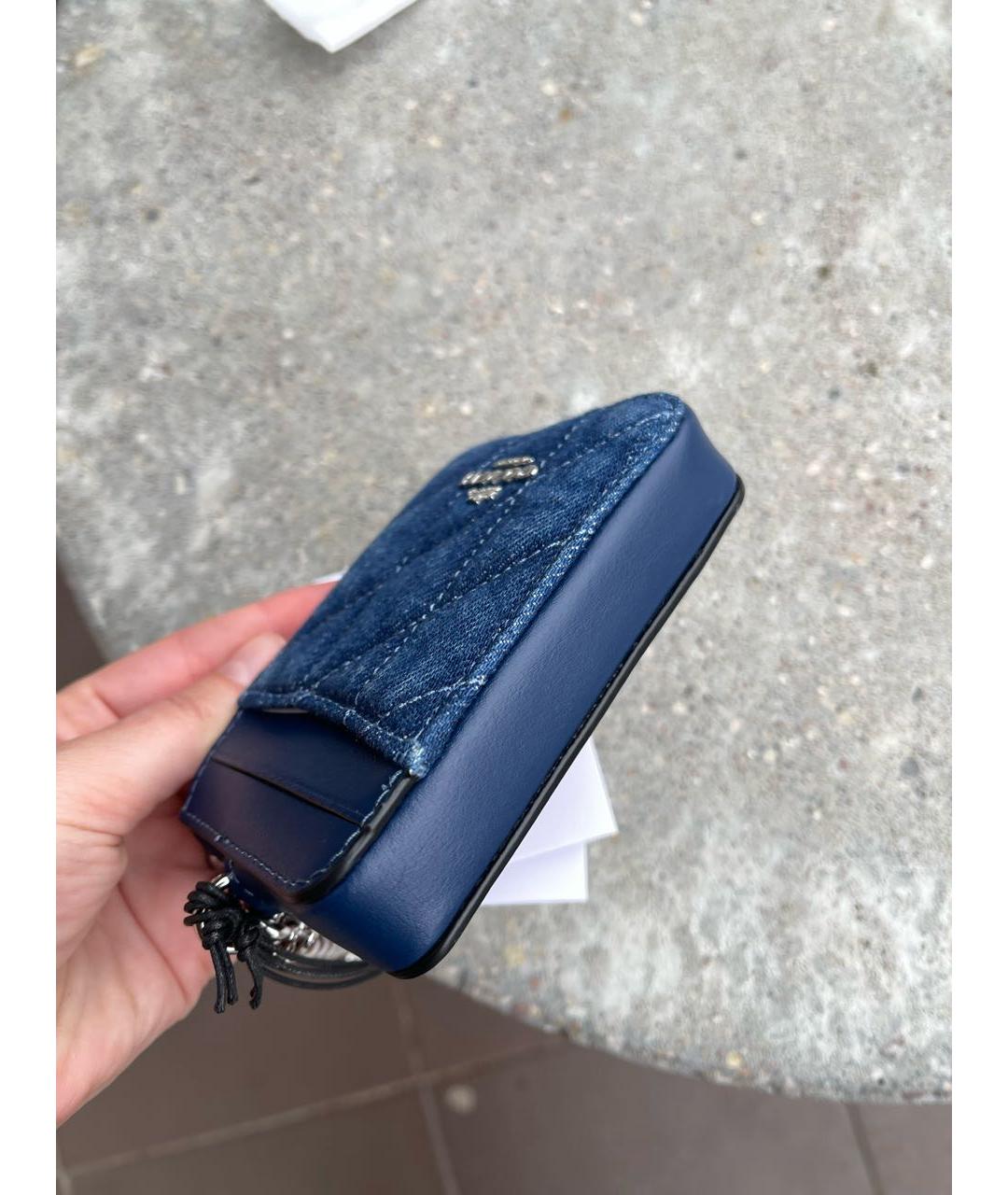 COACH Темно-синий кожаный кошелек, фото 6