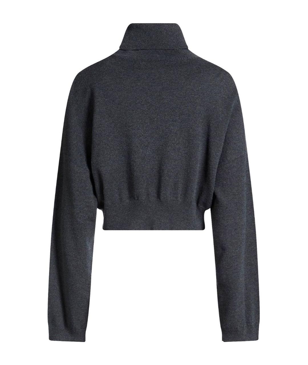 BRUNELLO CUCINELLI Антрацитовая кашемировая водолазка, фото 2