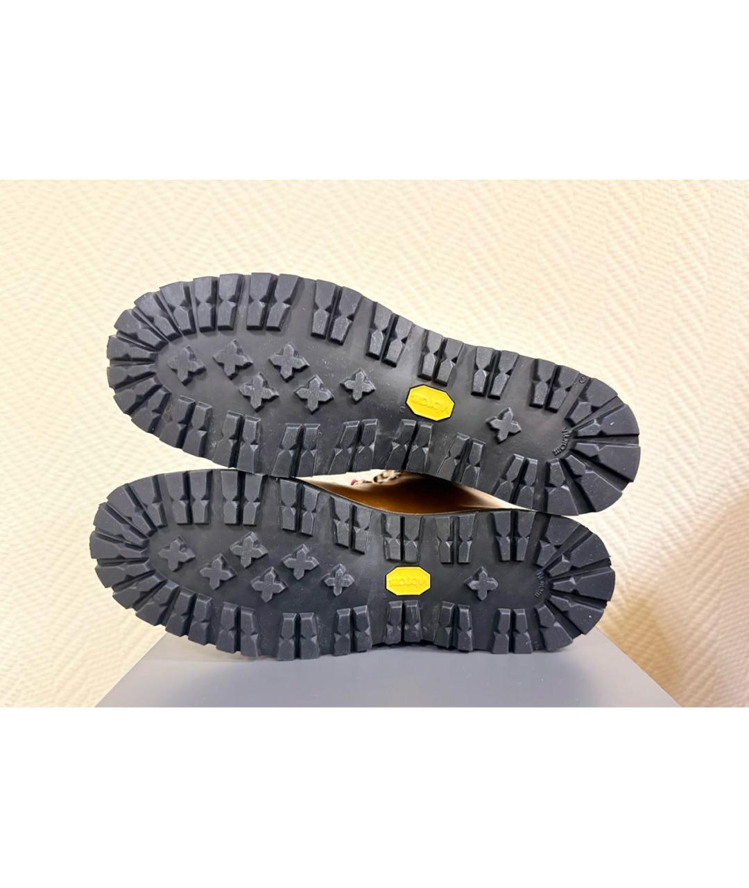 DANNER Коричневые кожаные высокие ботинки, фото 3