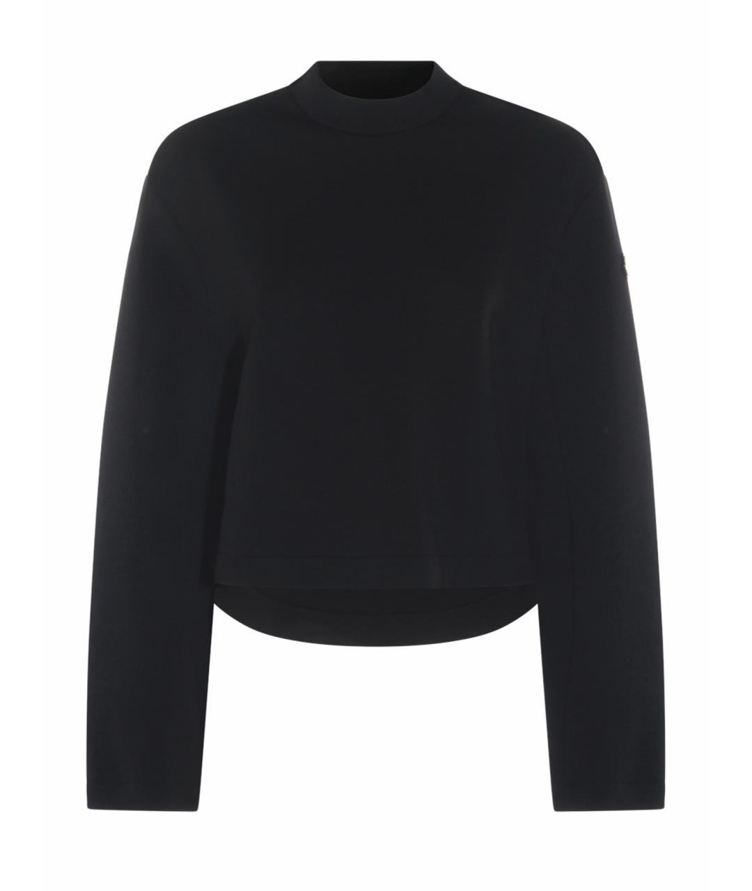 MONCLER Черный вискозный джемпер / свитер, фото 1