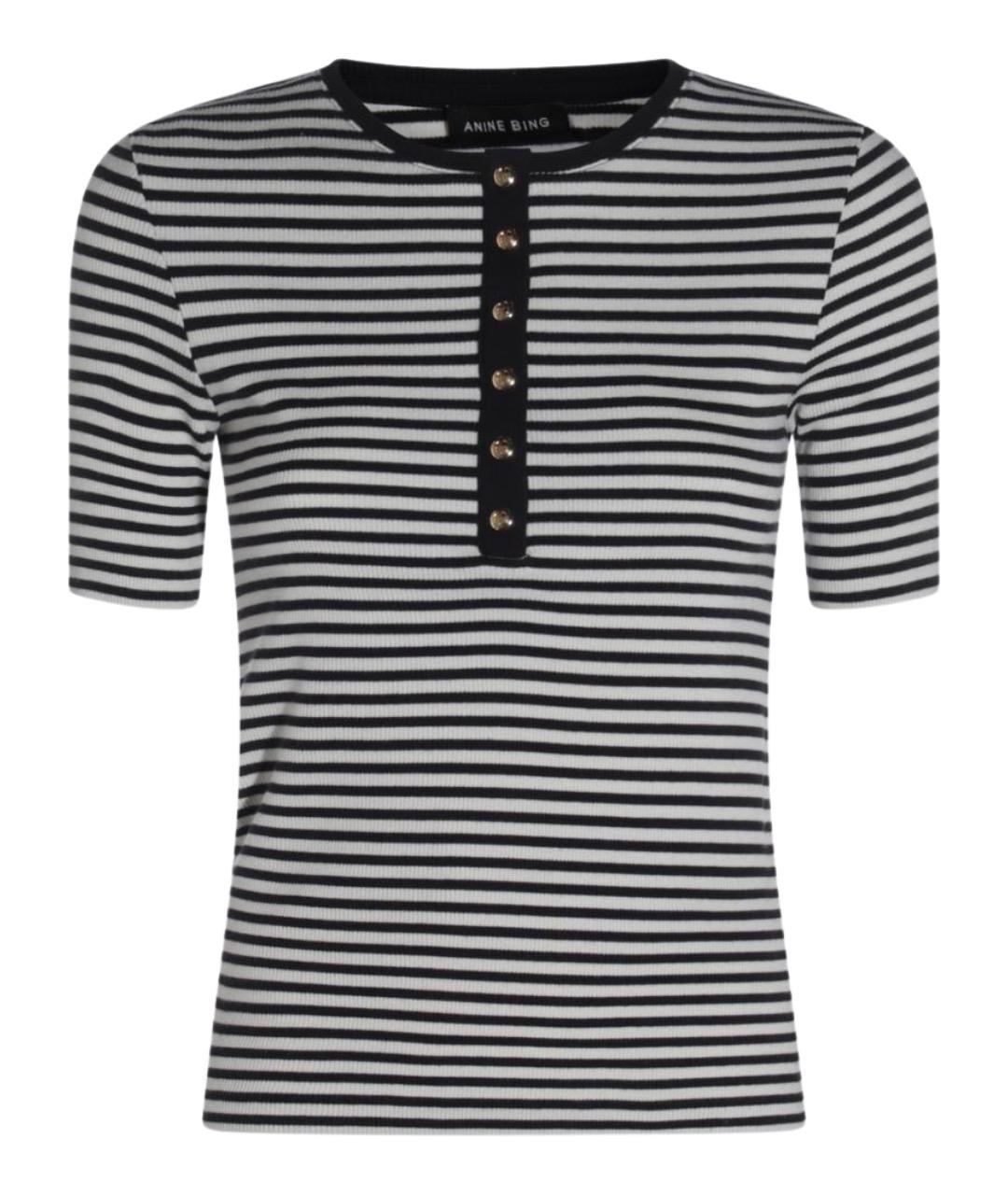 ANINE BING Мульти хлопковая футболка, фото 1