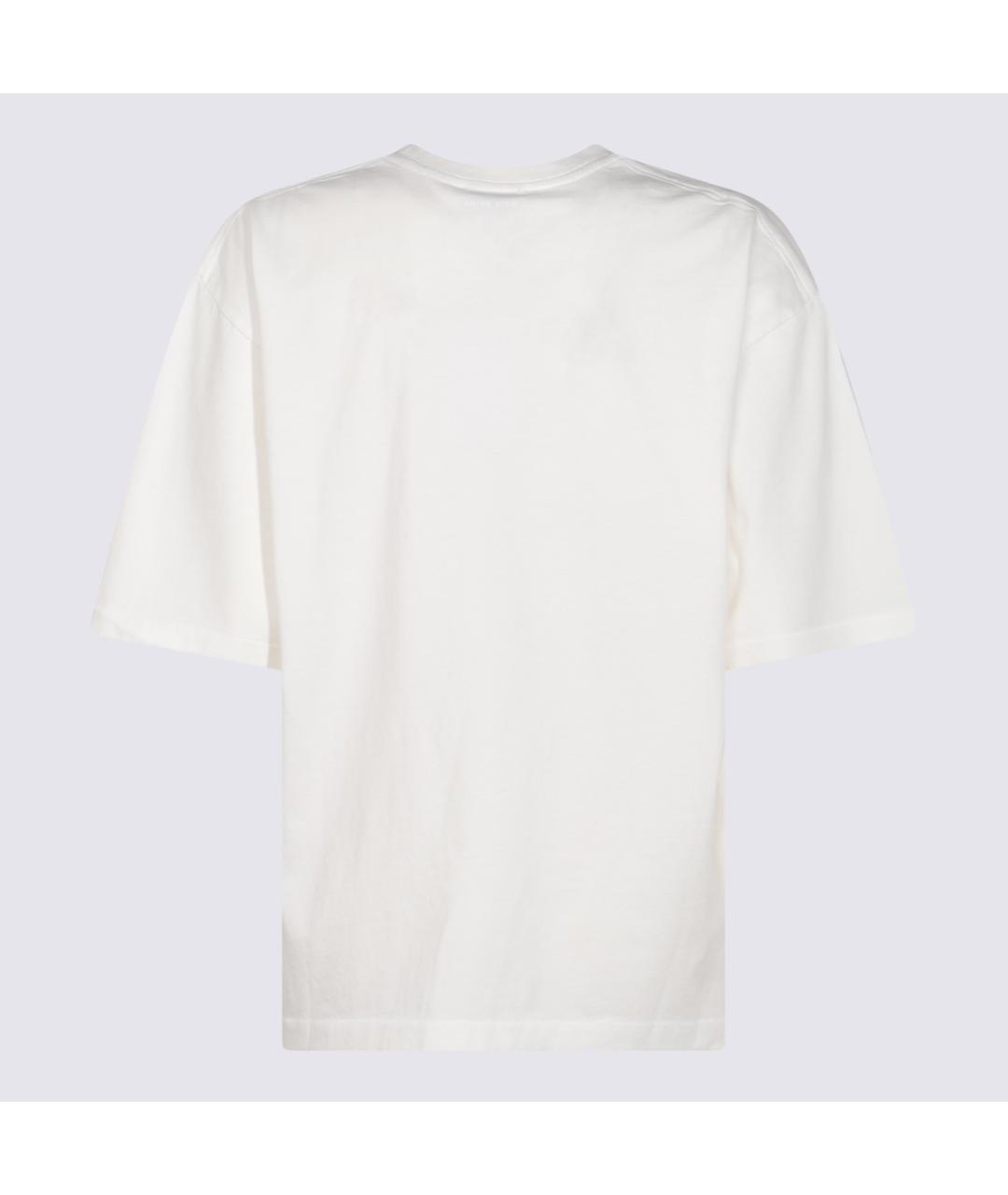 ANINE BING Белая хлопковая футболка, фото 2