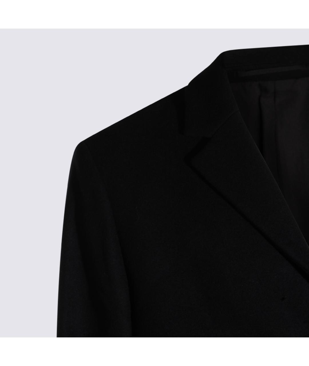 NN.07 Черное полиэстеровое пальто, фото 4