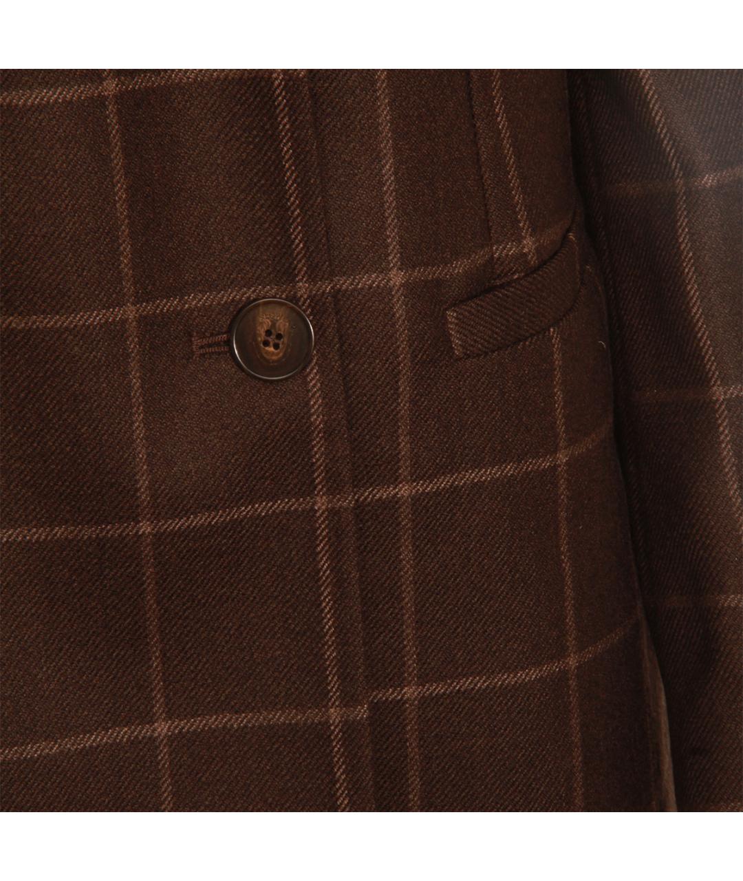 Montedoro Коричневый шерстяной жакет/пиджак, фото 3