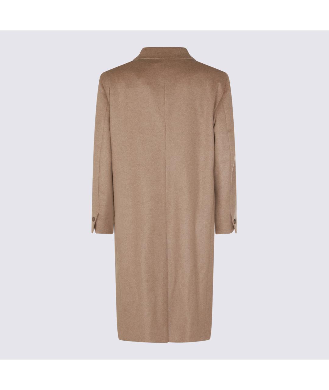 HEVO Бежевое кашемировое пальто, фото 2