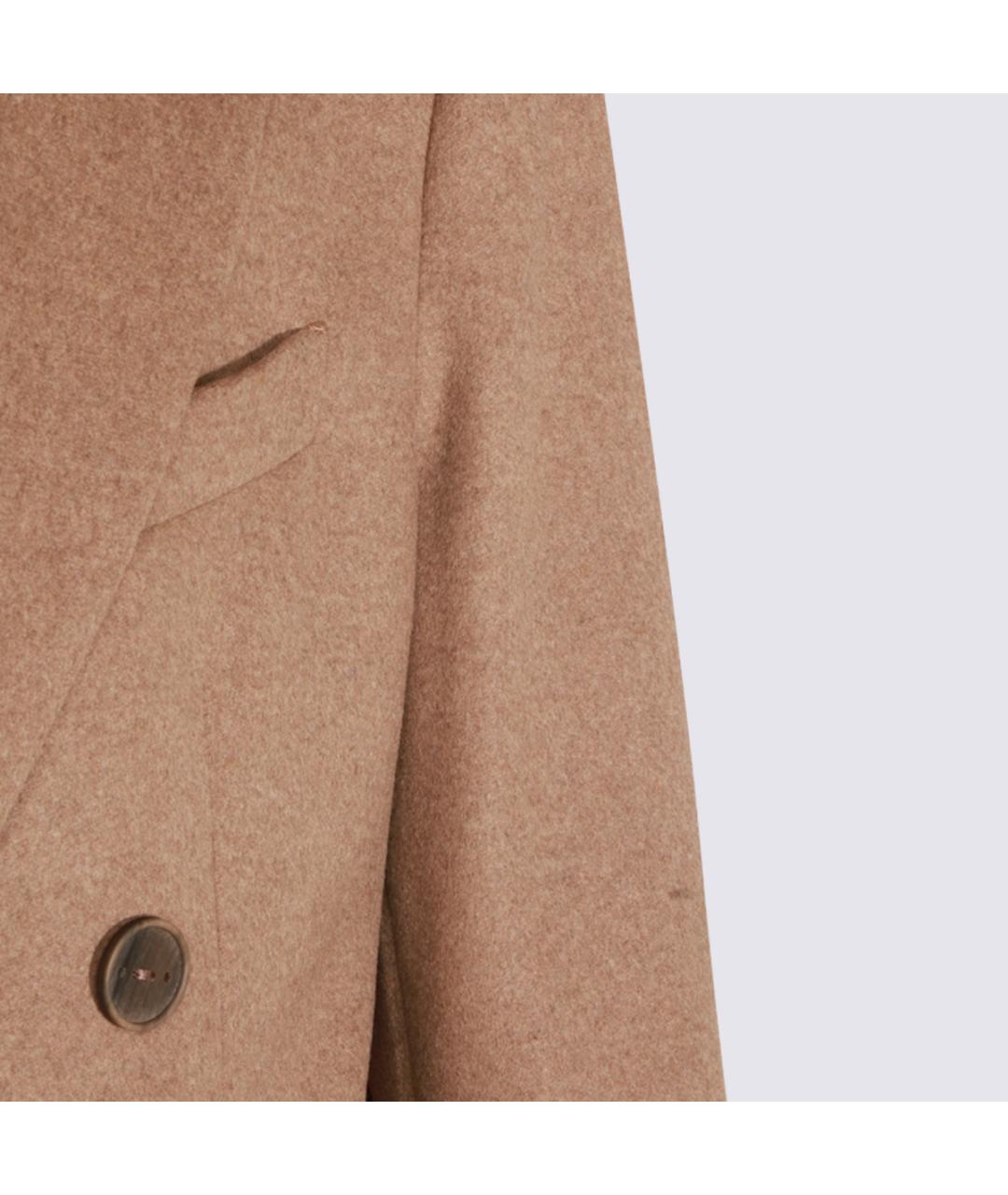 HEVO Бежевое кашемировое пальто, фото 4