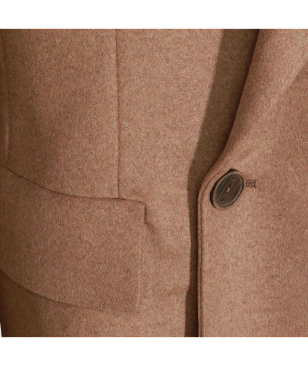 HEVO Бежевое кашемировое пальто, фото 3