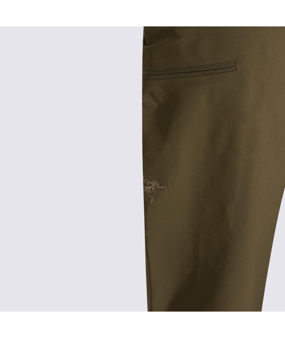 ARCTERYX Зеленые полиамидовые повседневные брюки, фото 3