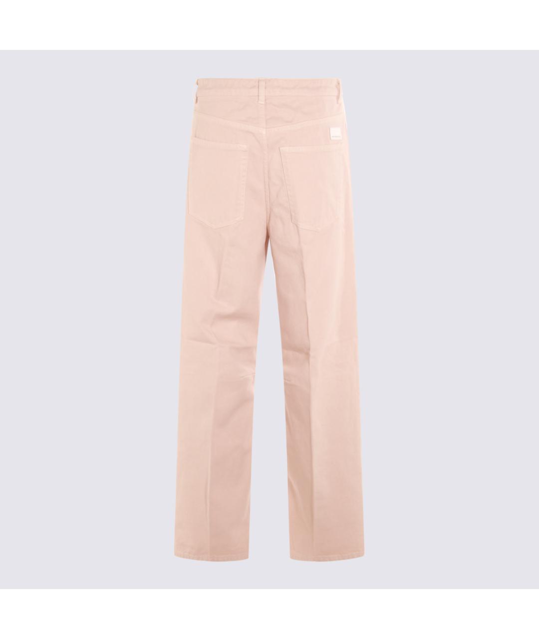 NINE IN THE MORNING Бежевые хлопковые прямые джинсы, фото 2