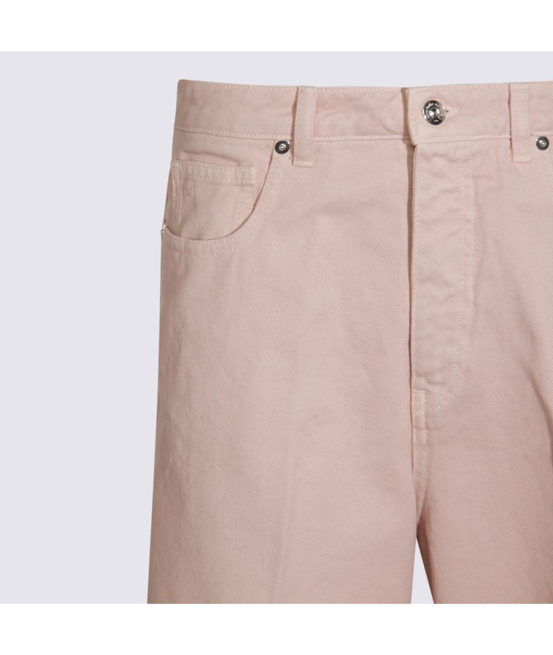 NINE IN THE MORNING Бежевые хлопковые прямые джинсы, фото 3