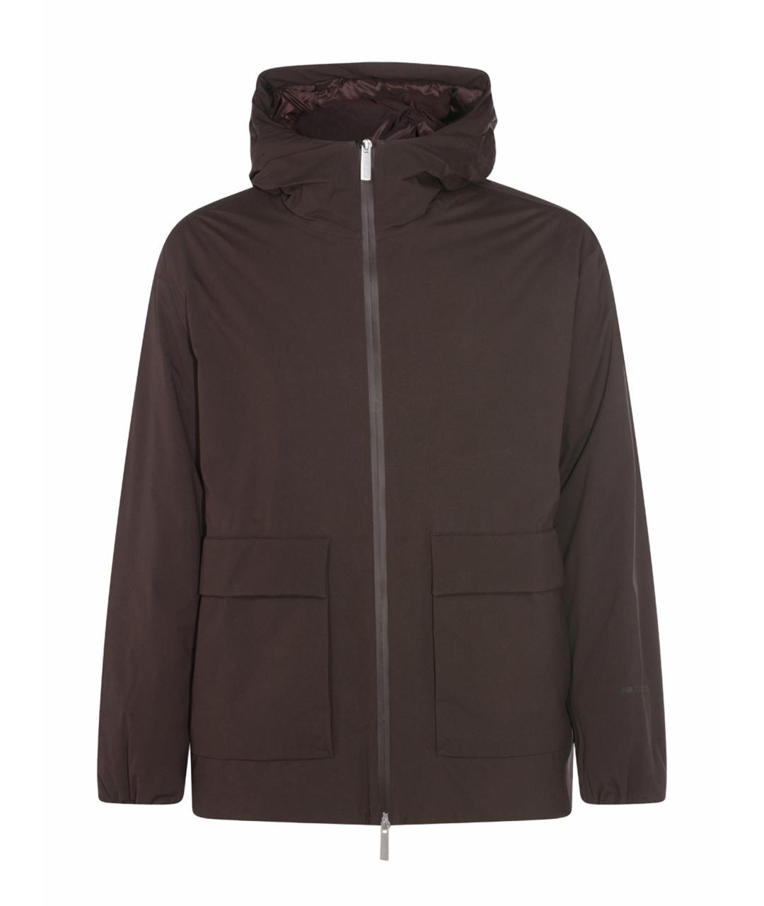 LAMINAR Коричневая полиэстеровая куртка, фото 1