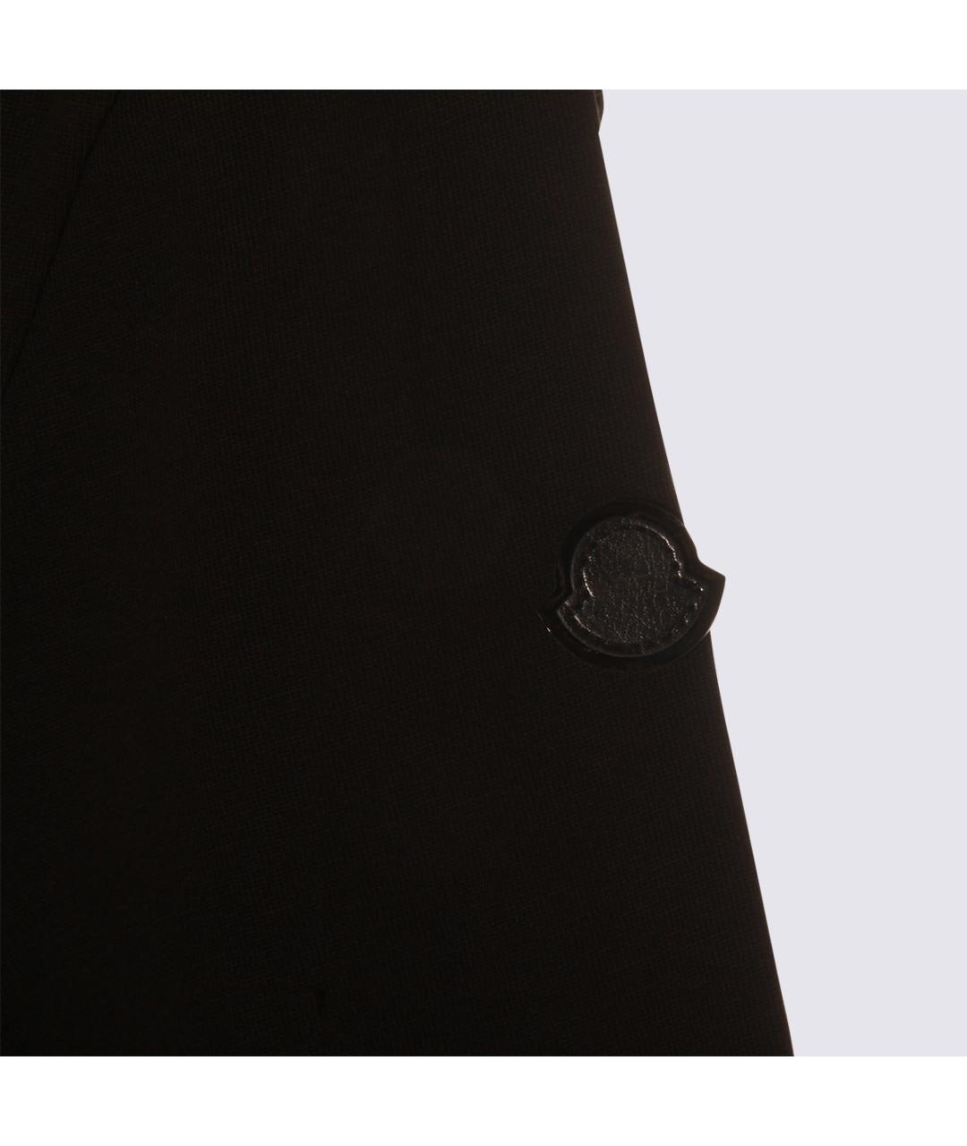 MONCLER Черная хлопковая футболка, фото 3