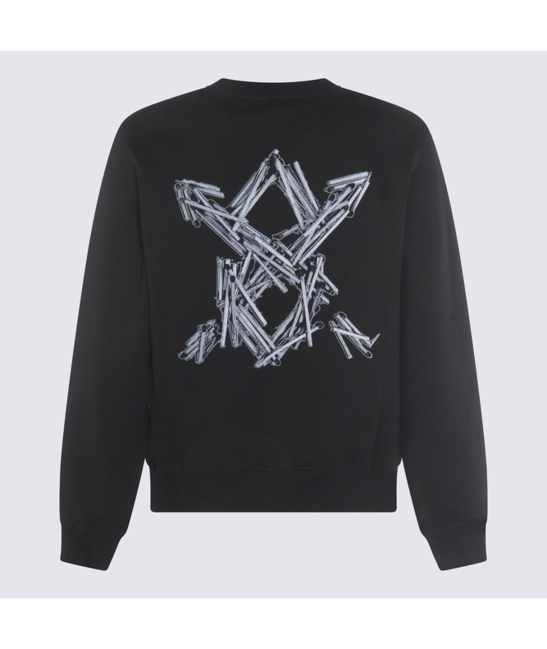 DAILY PAPER Черный хлопковый джемпер / свитер, фото 2