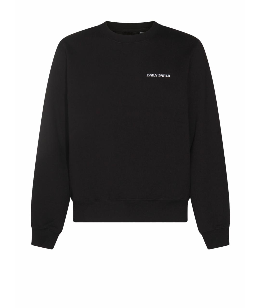DAILY PAPER Черный хлопковый джемпер / свитер, фото 1
