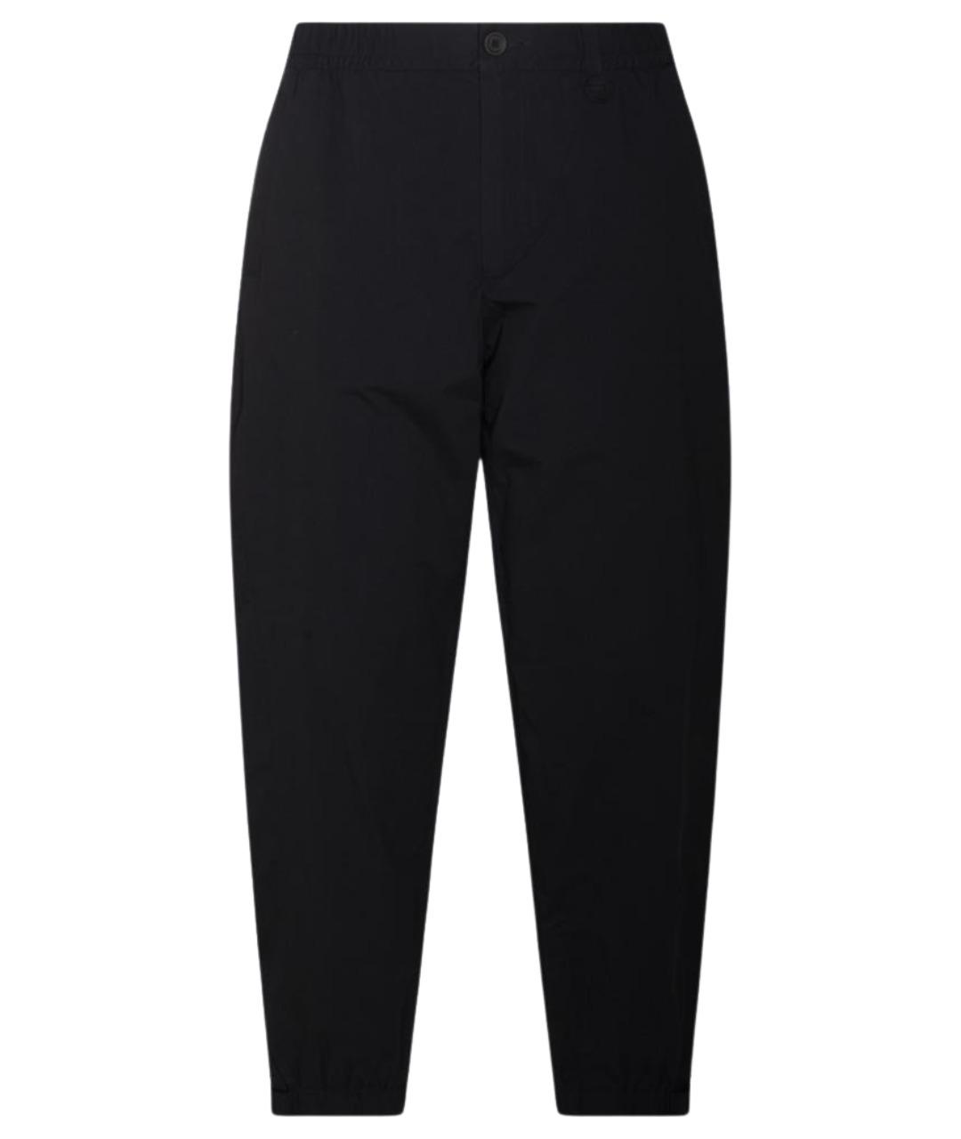 LAMINAR Черные полиамидовые повседневные брюки, фото 1