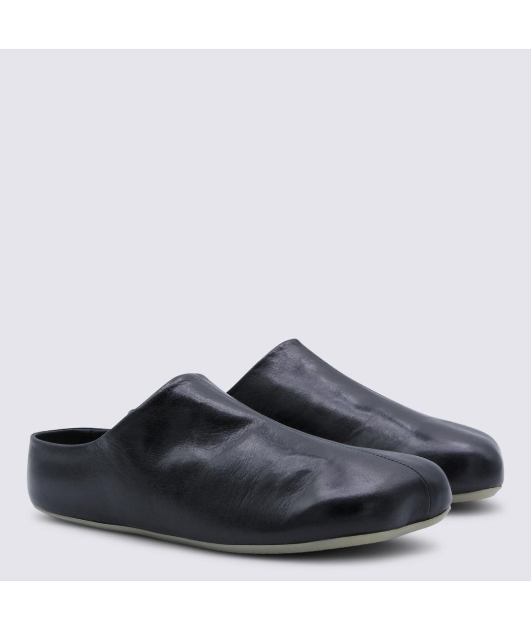 MM6 MAISON MARGIELA Черные кожаные сандалии, фото 2