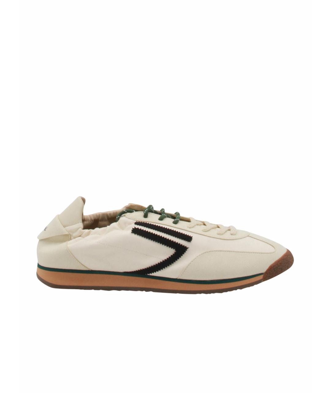 PURAAI Белые кожаные низкие кроссовки / кеды, фото 1