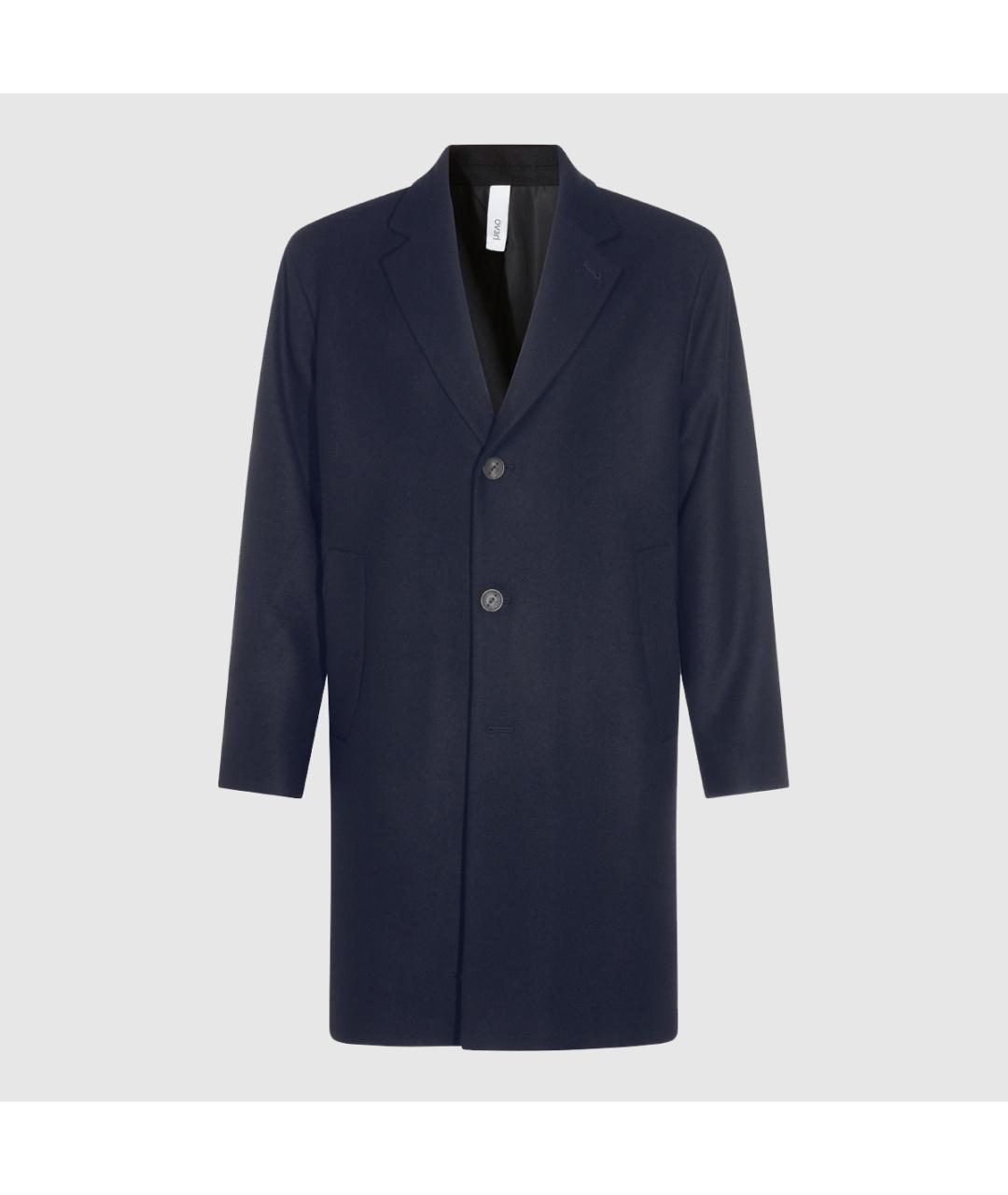 HEVO Синее шерстяное пальто, фото 3