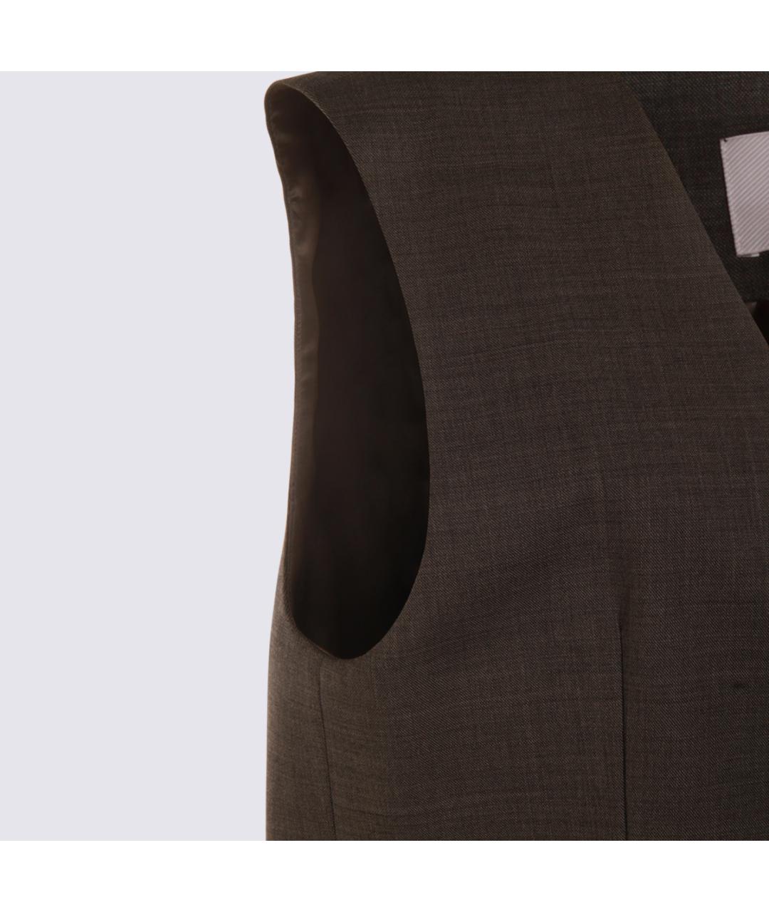 NINE IN THE MORNING Серый шерстяной жилет, фото 3